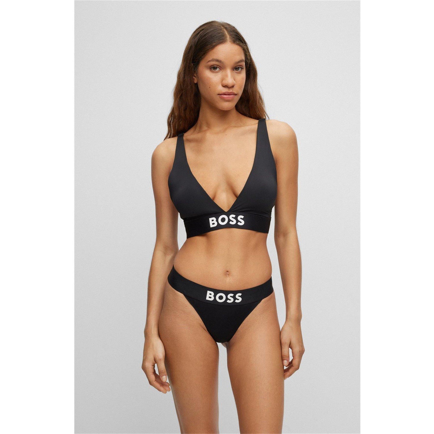 Logo Padded Triangle Bra