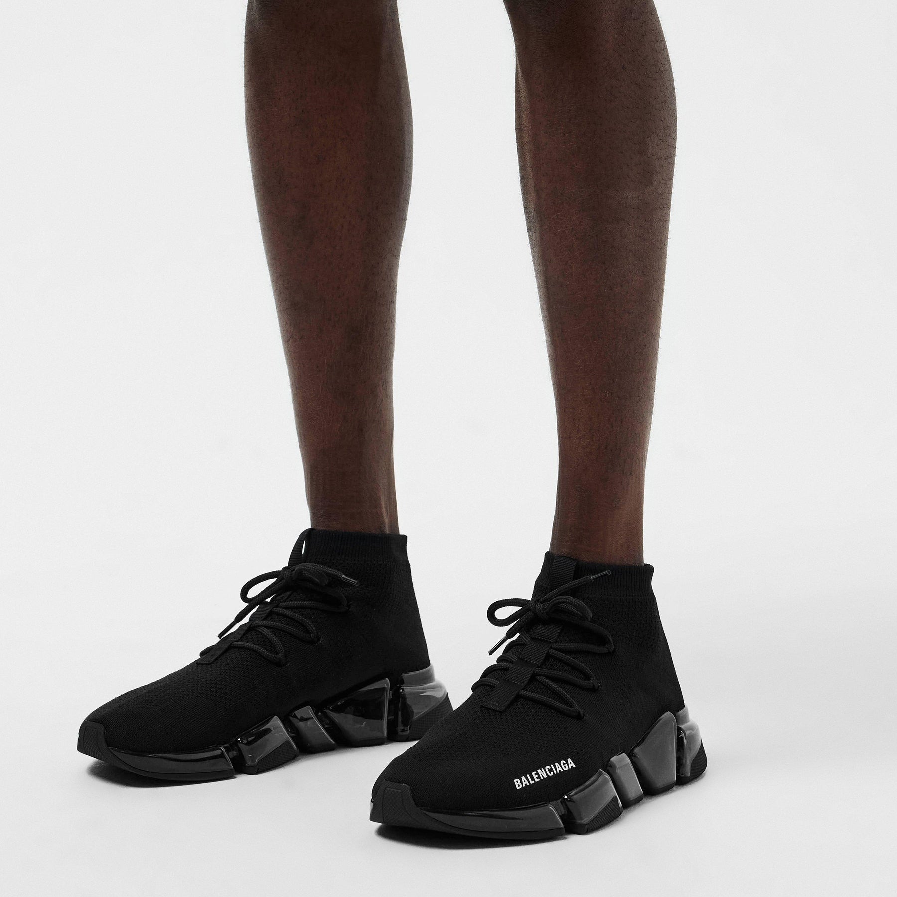 Speed 2.0 Clear Sole Lace-Up Sneakers