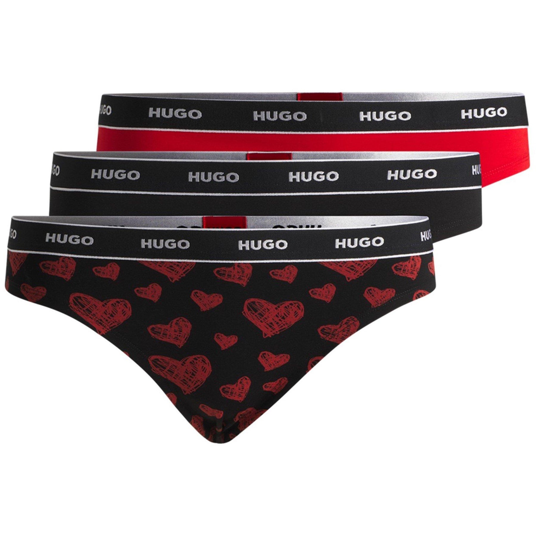 3 Pack Stripe Thong
