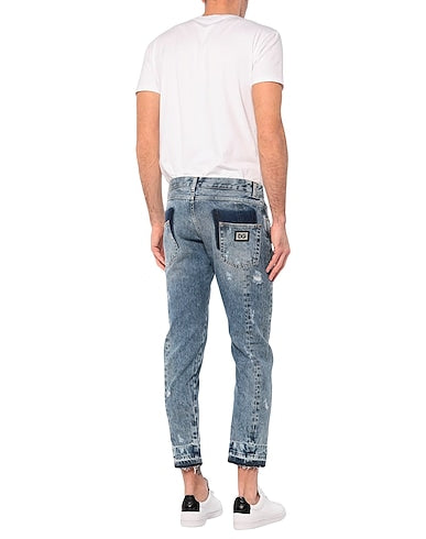 DOLCE&GABBANA DENIM TROUSERS