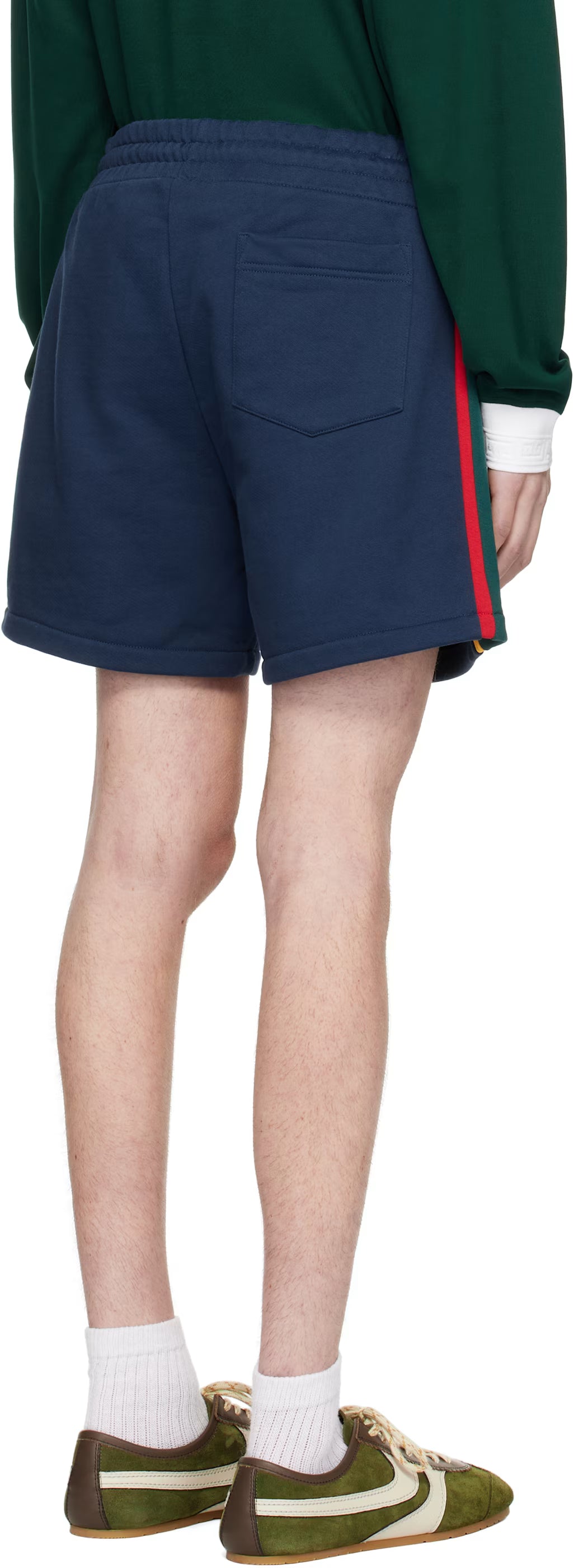 Navy Colourblock Shorts