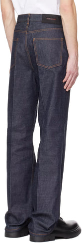 Ferragamo Indigo Five-Pocket Jeans