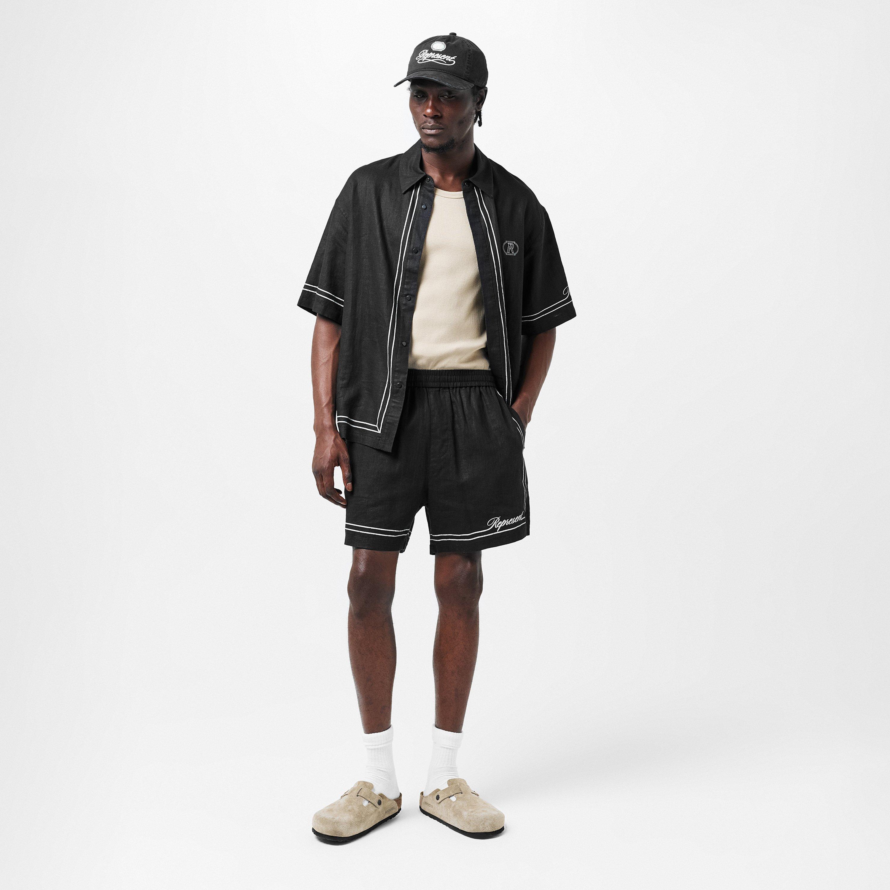 Men's Rep Border Woven Shorts