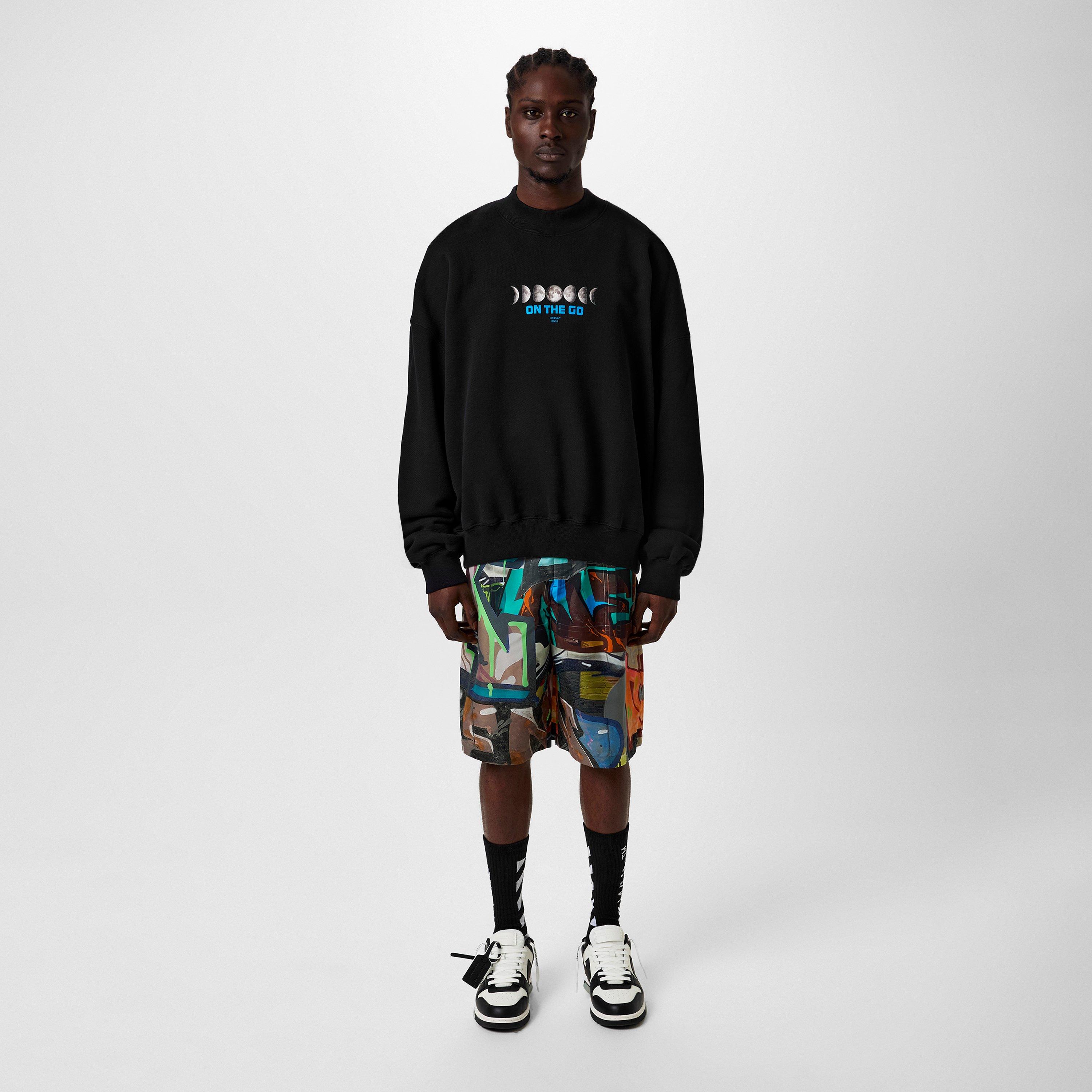 Graffiti All Over Print Bermuda Woven Tracksuit Shorts