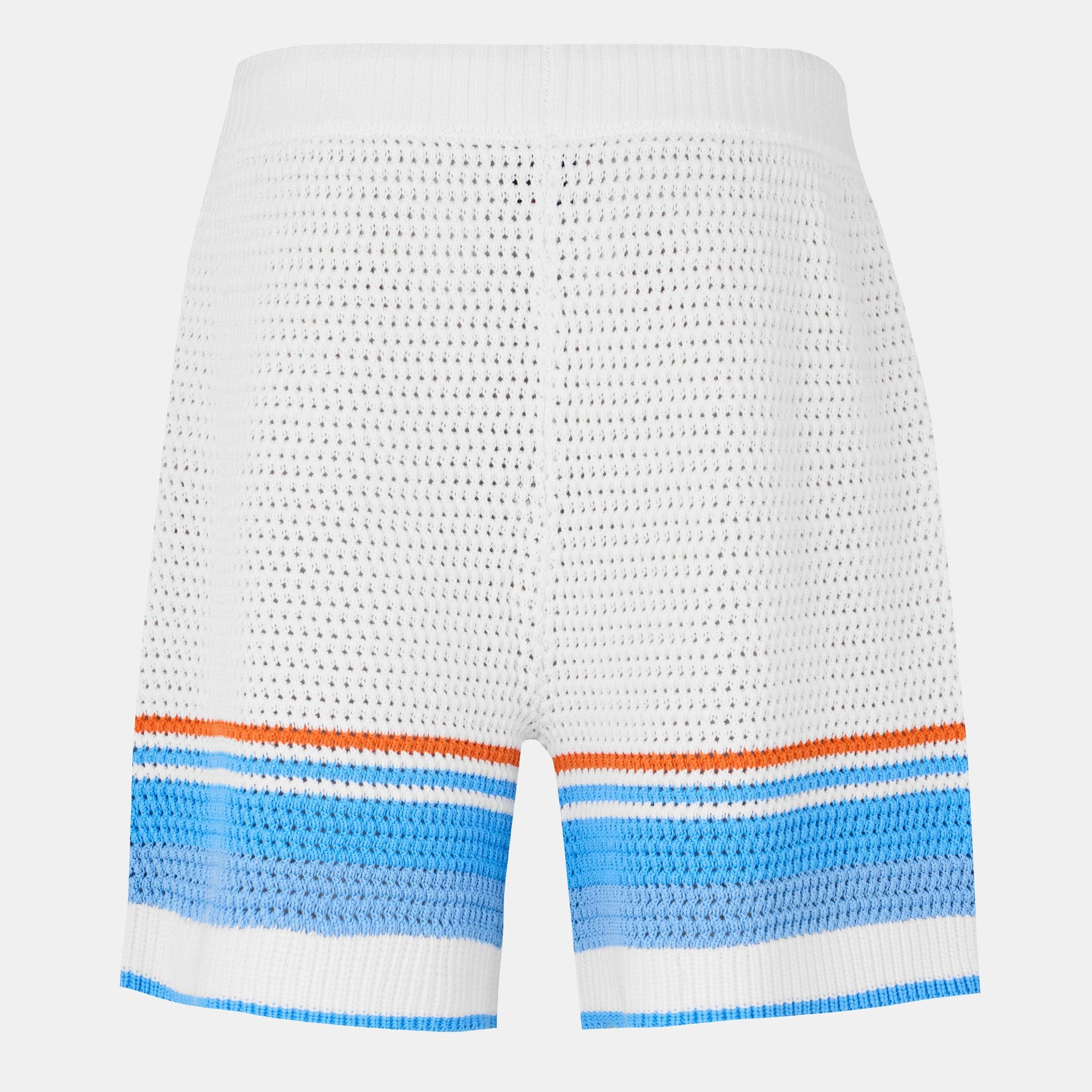 Striped Crochet Shorts