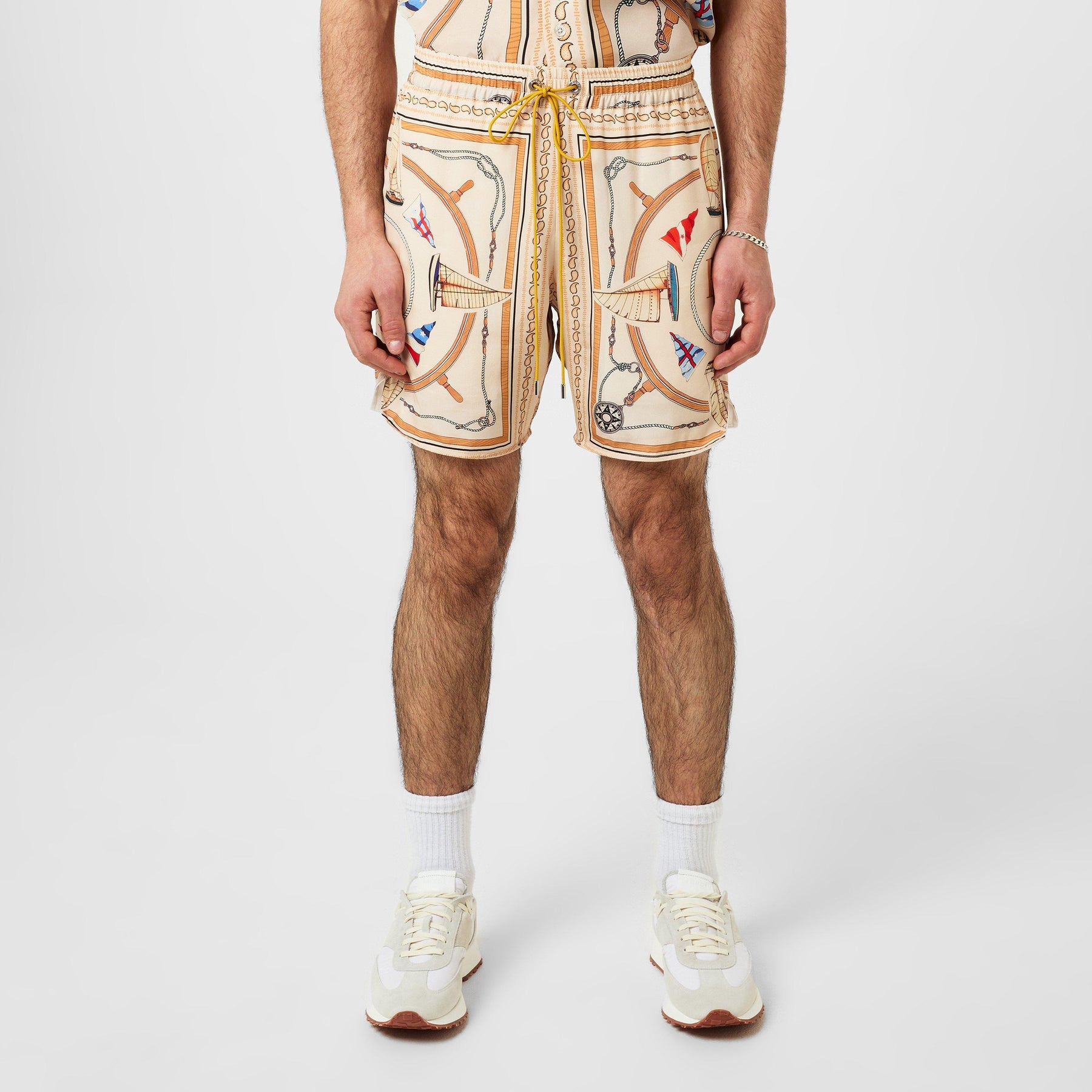 Nautical Silk Shorts