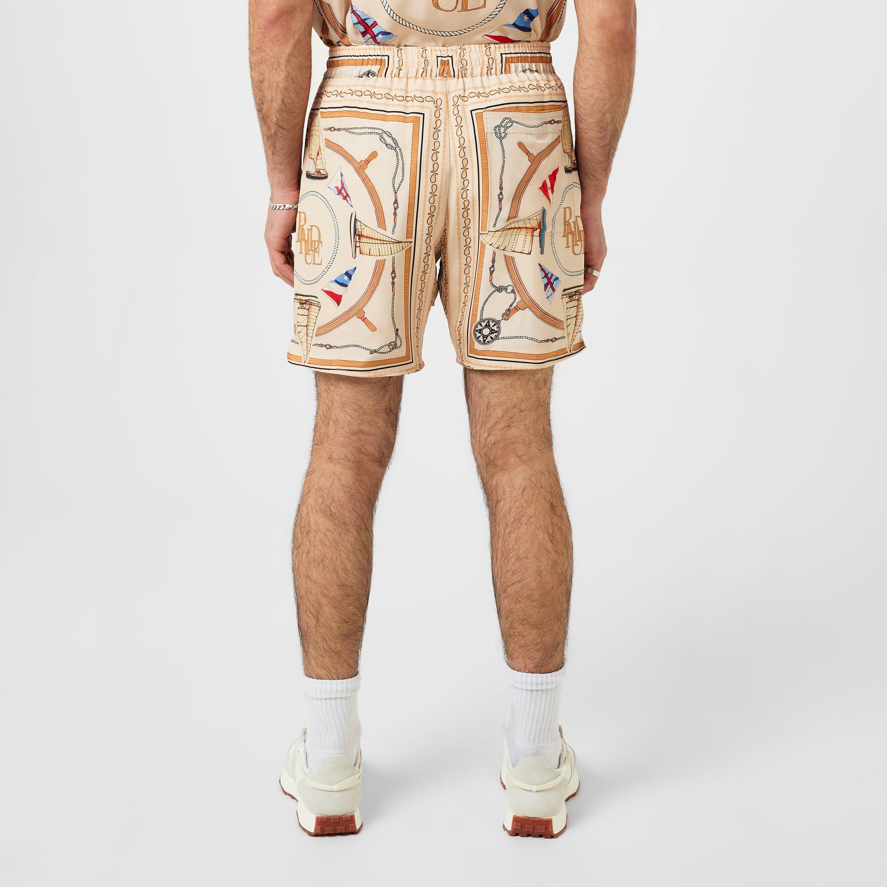 Nautical Silk Shorts