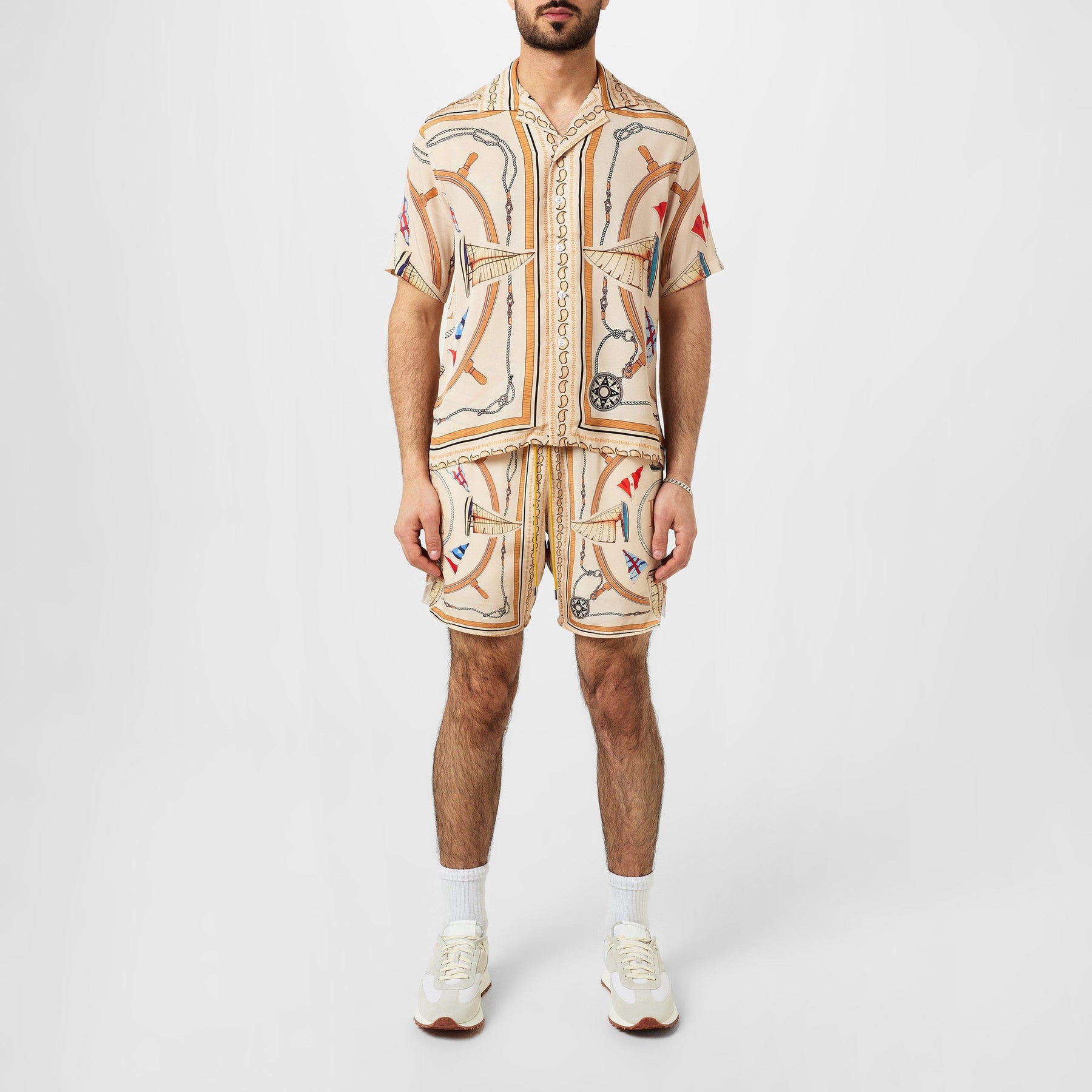 Nautical Silk Shorts