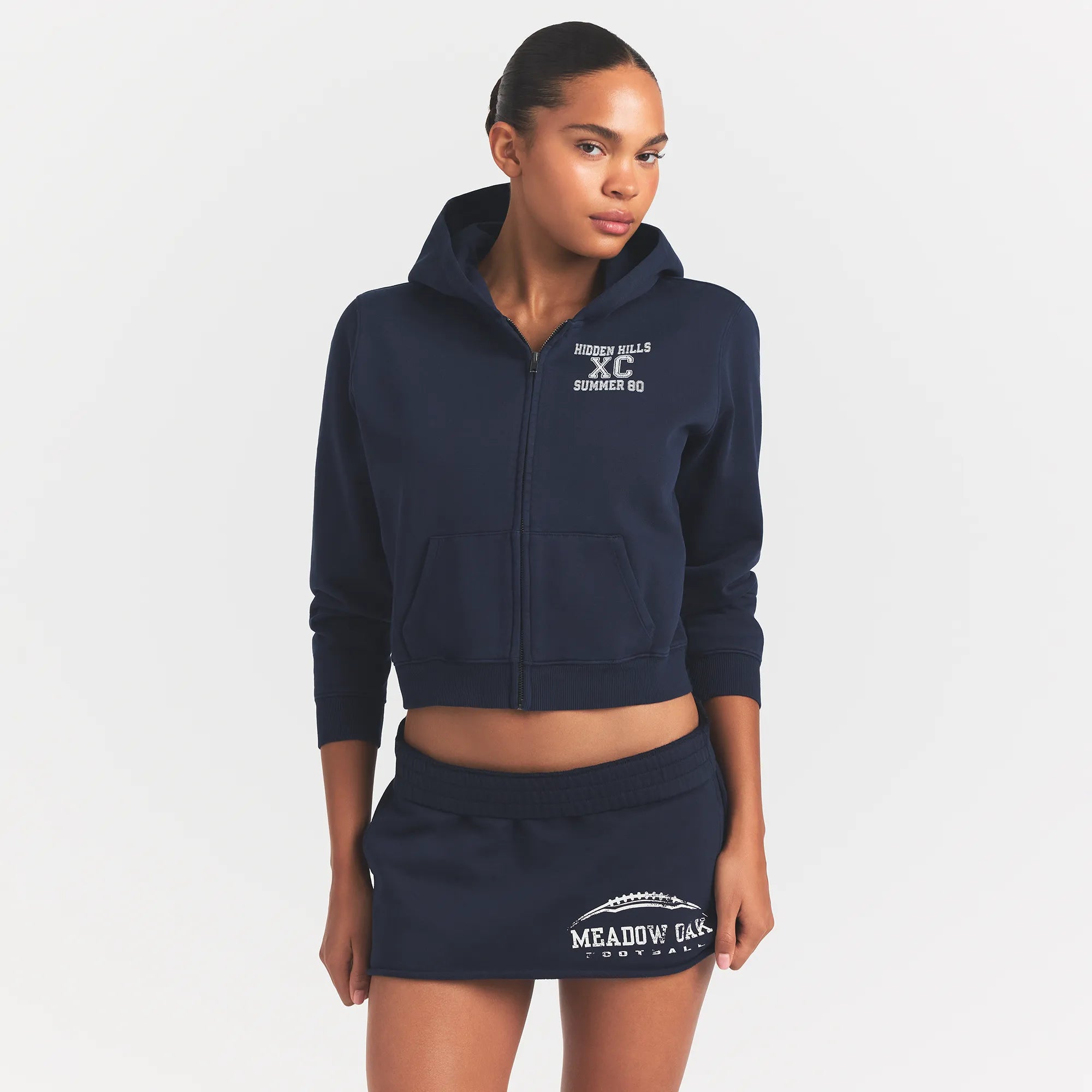 Boyfriend Fleece Zip Up Hoodie