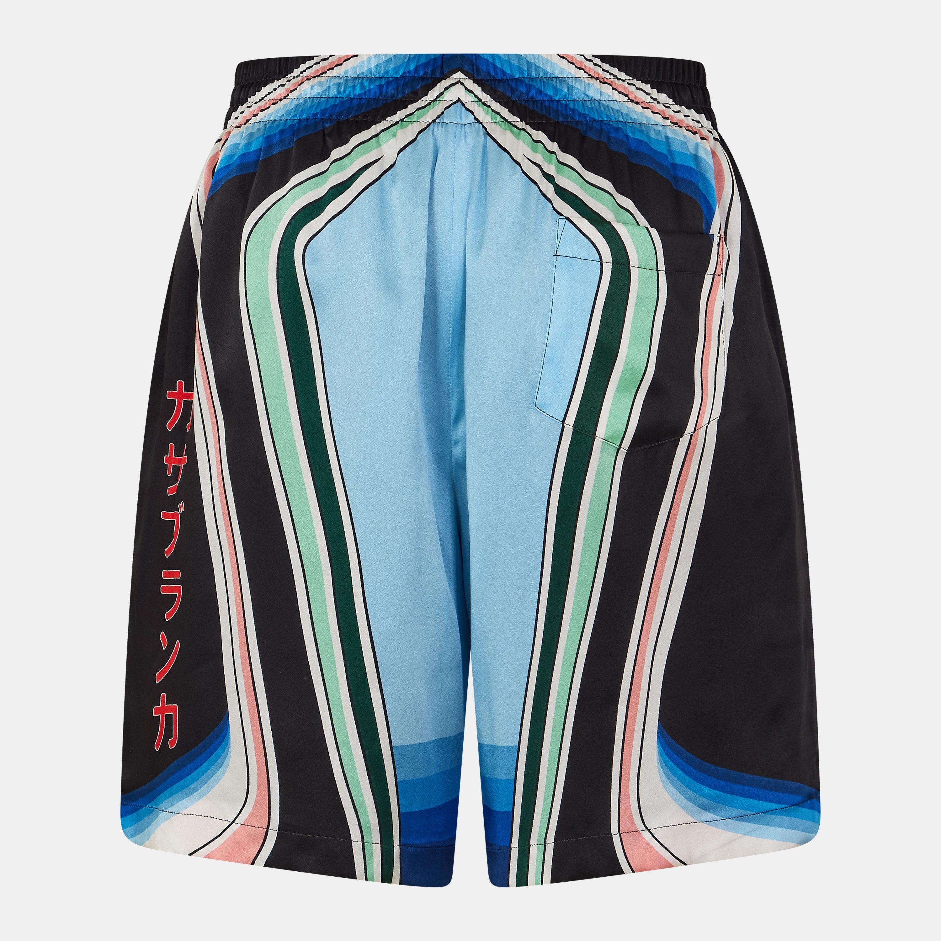 Men's Casa Pattern Woven Tracksuit Shorts