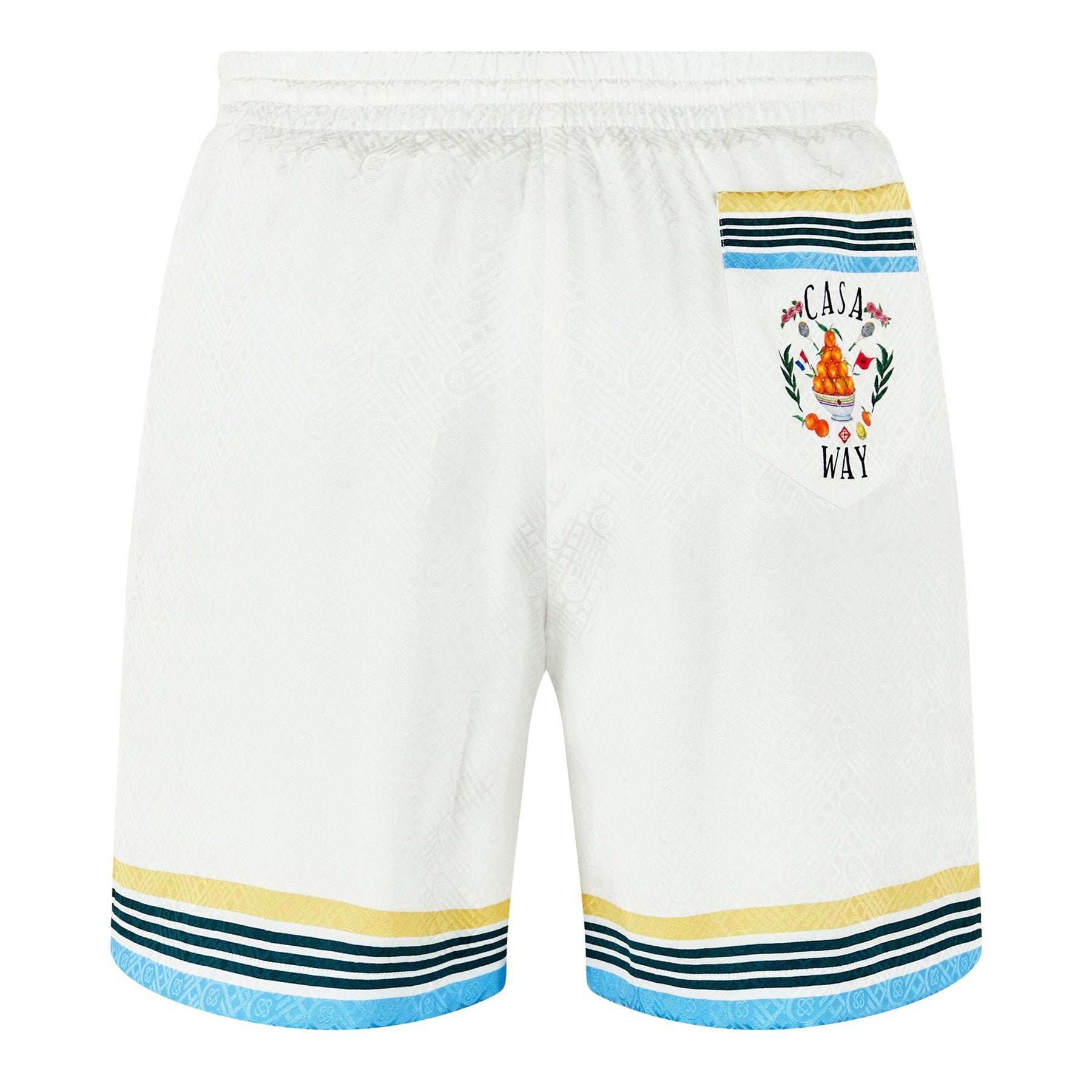 Casa Way Printed Silk Shorts