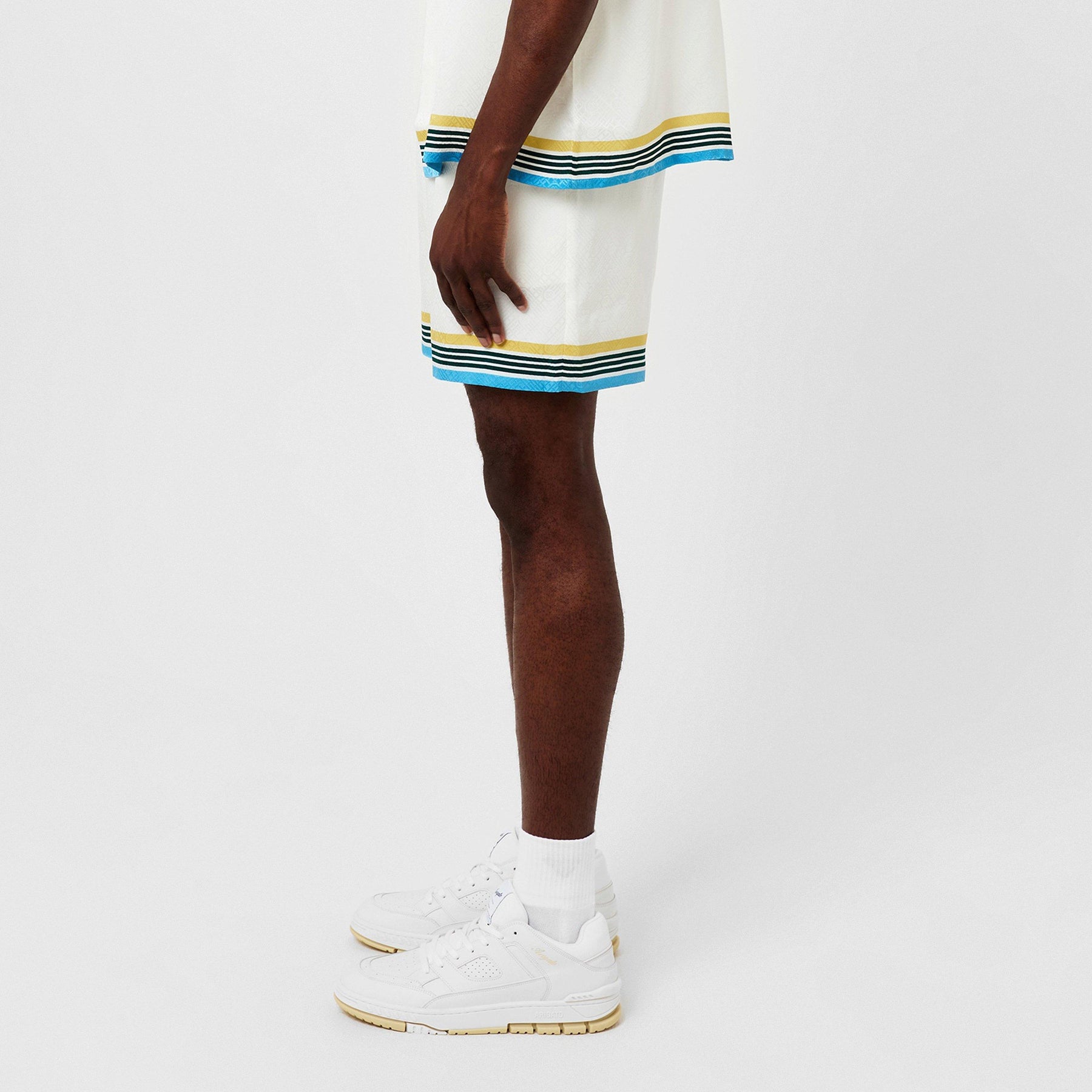 Casa Way Printed Silk Shorts