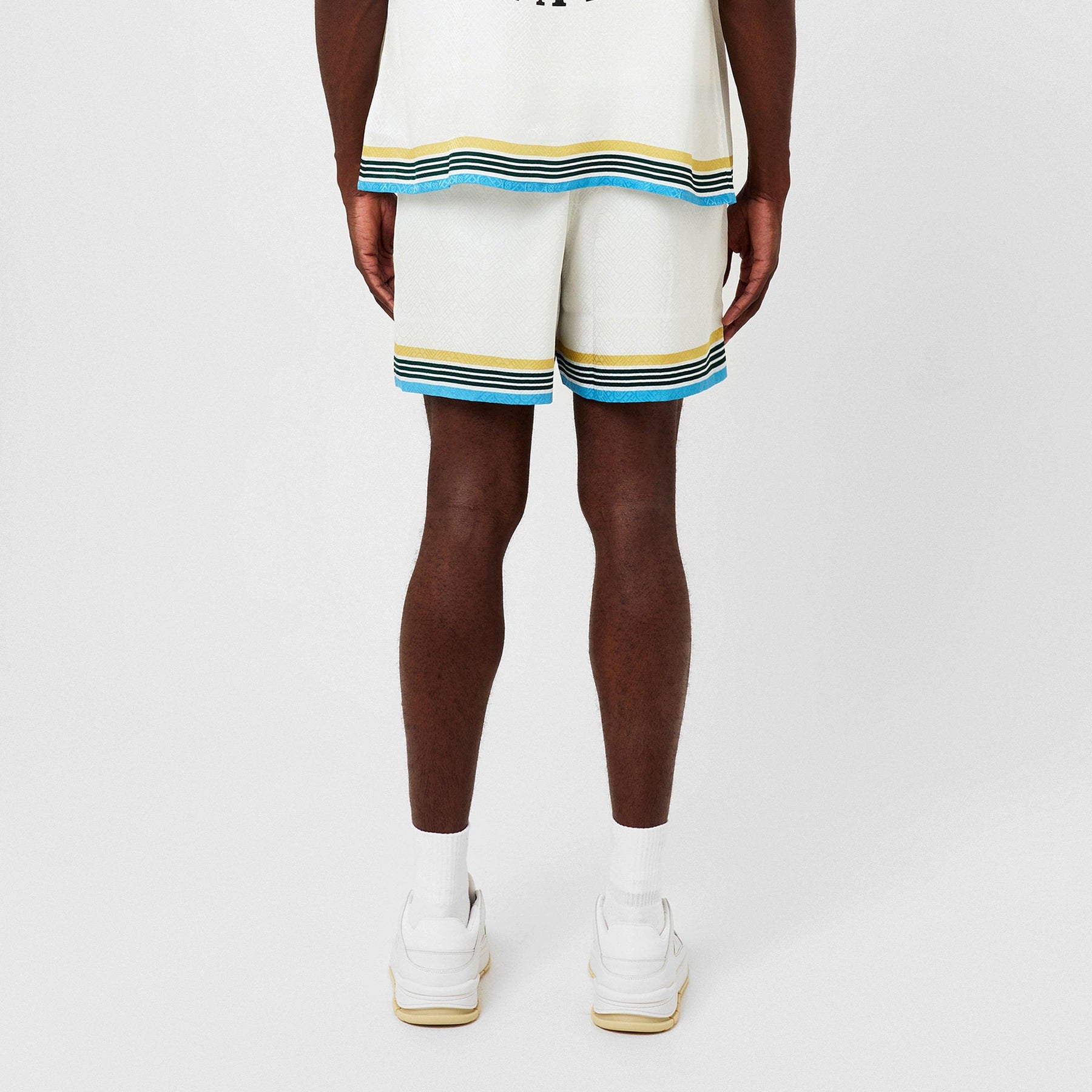 Casa Way Printed Silk Shorts