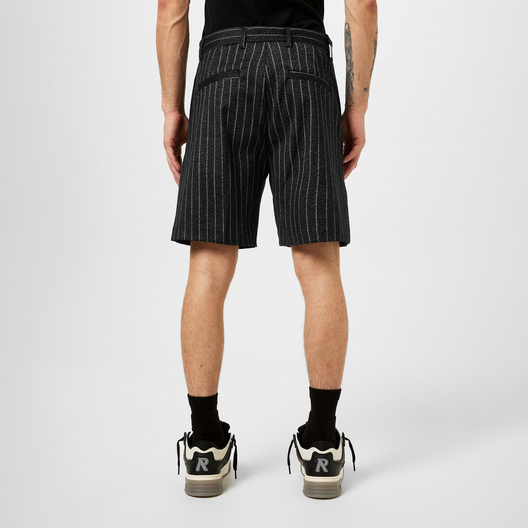Pinstripe Tailored Shorts