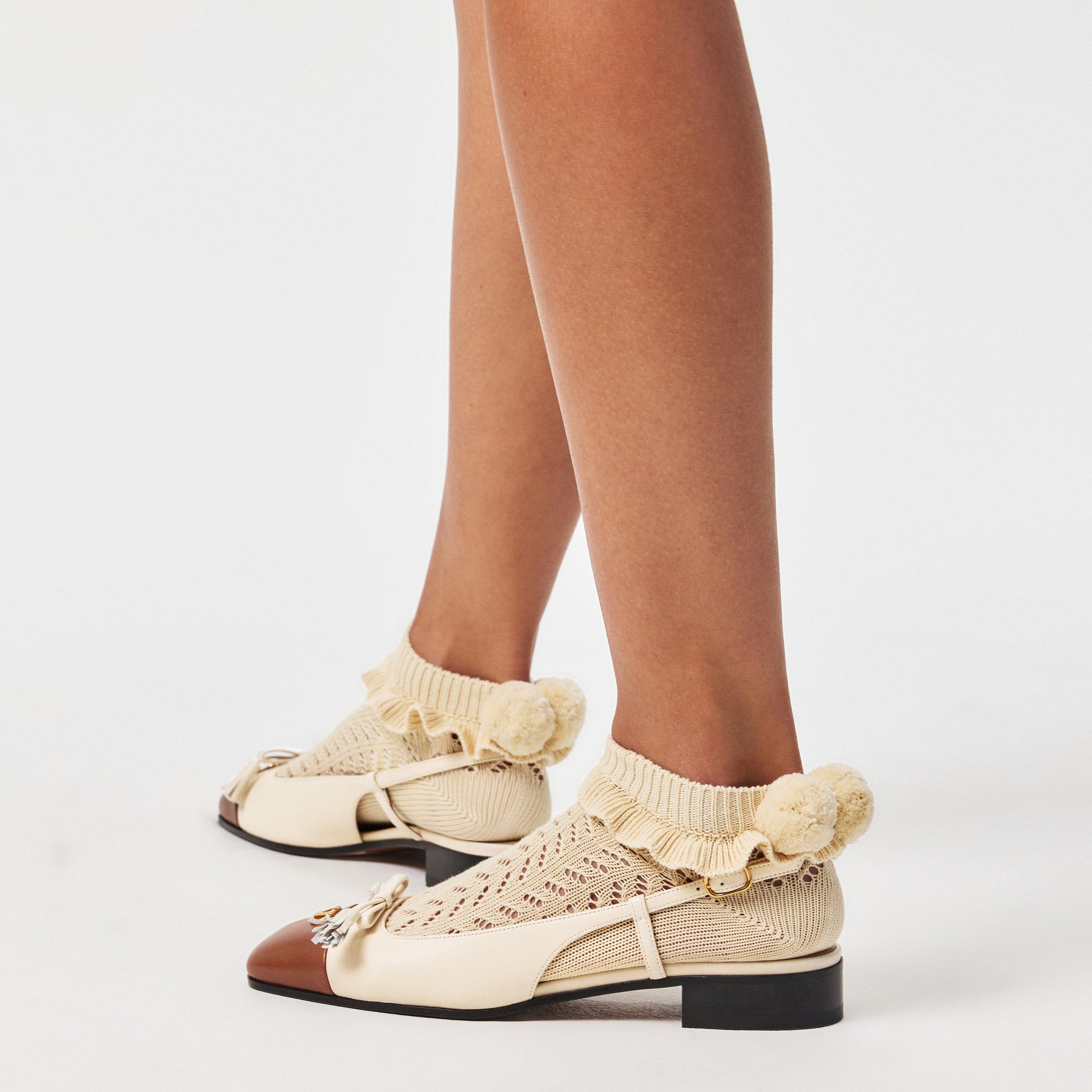 Pom Crew Socks
