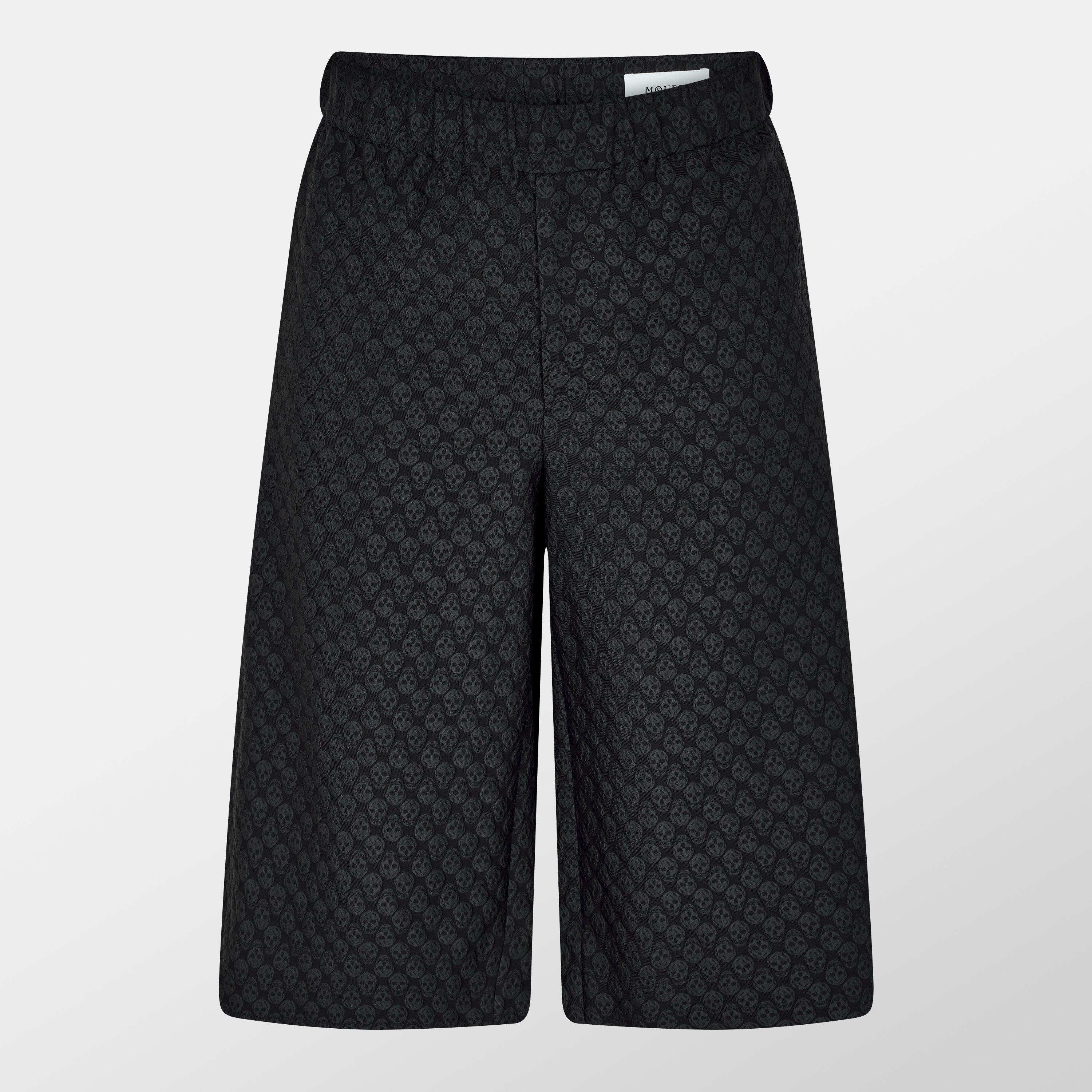 Skull Jacquard Bermuda Shorts