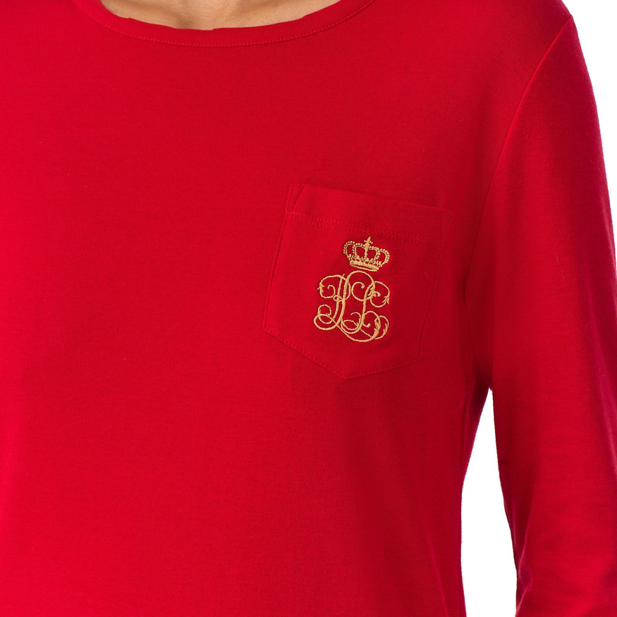 Logo Fleece Long Sleeve Pyjama Sets