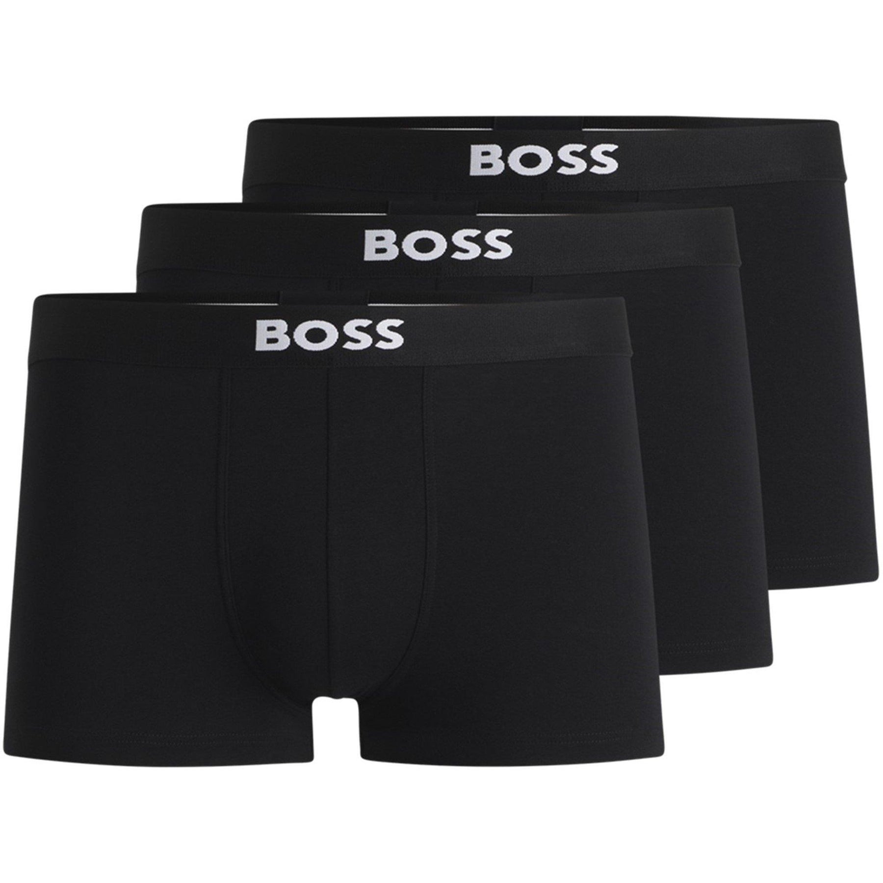 Three-pack of logo-waistband boxer briefs