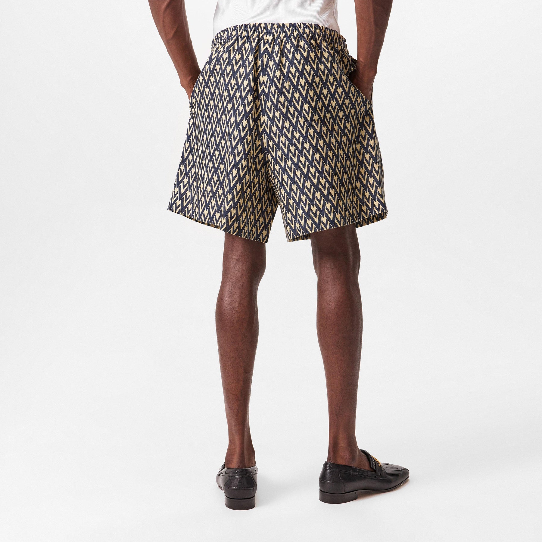 V Emblem Shorts