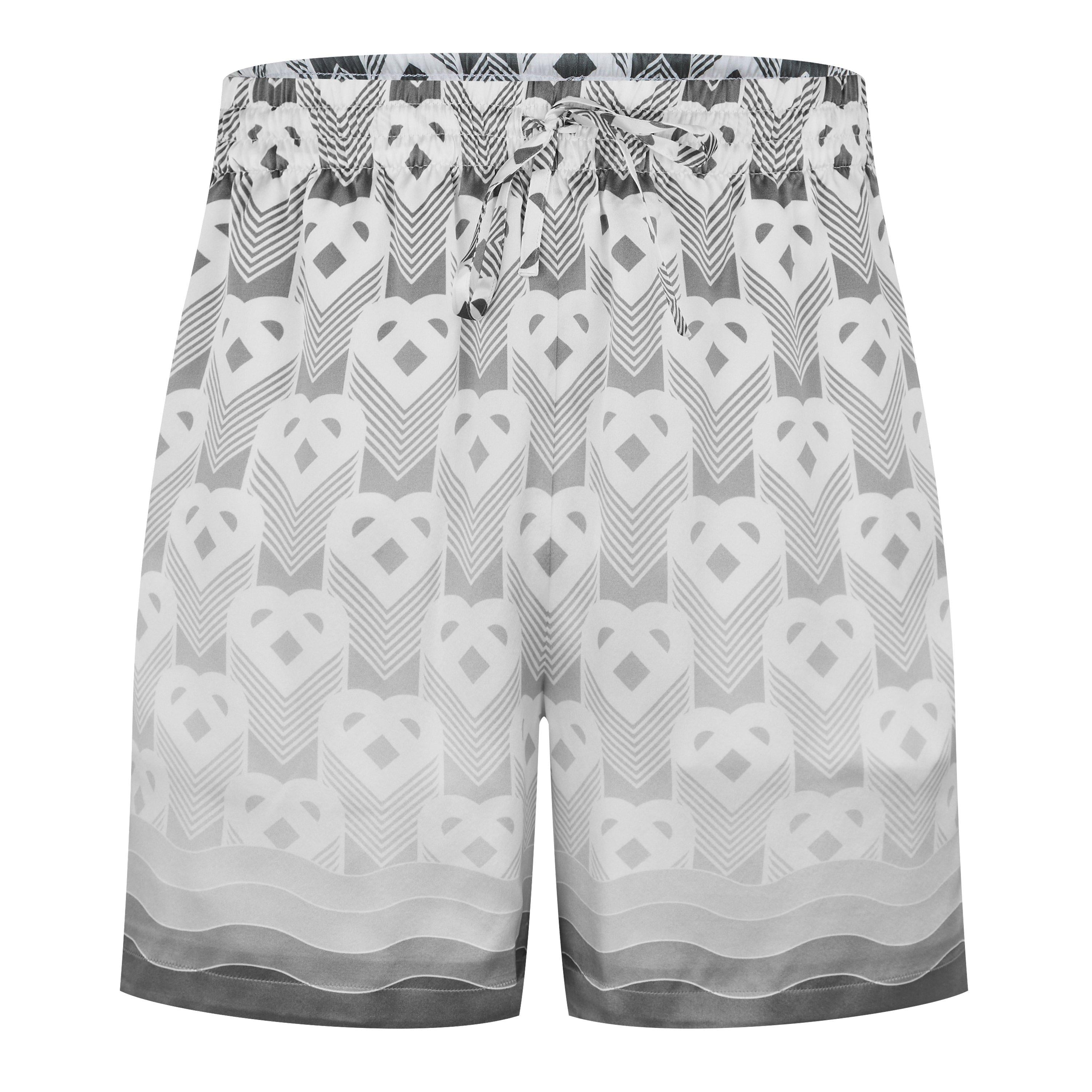 Monogram Silk Shorts