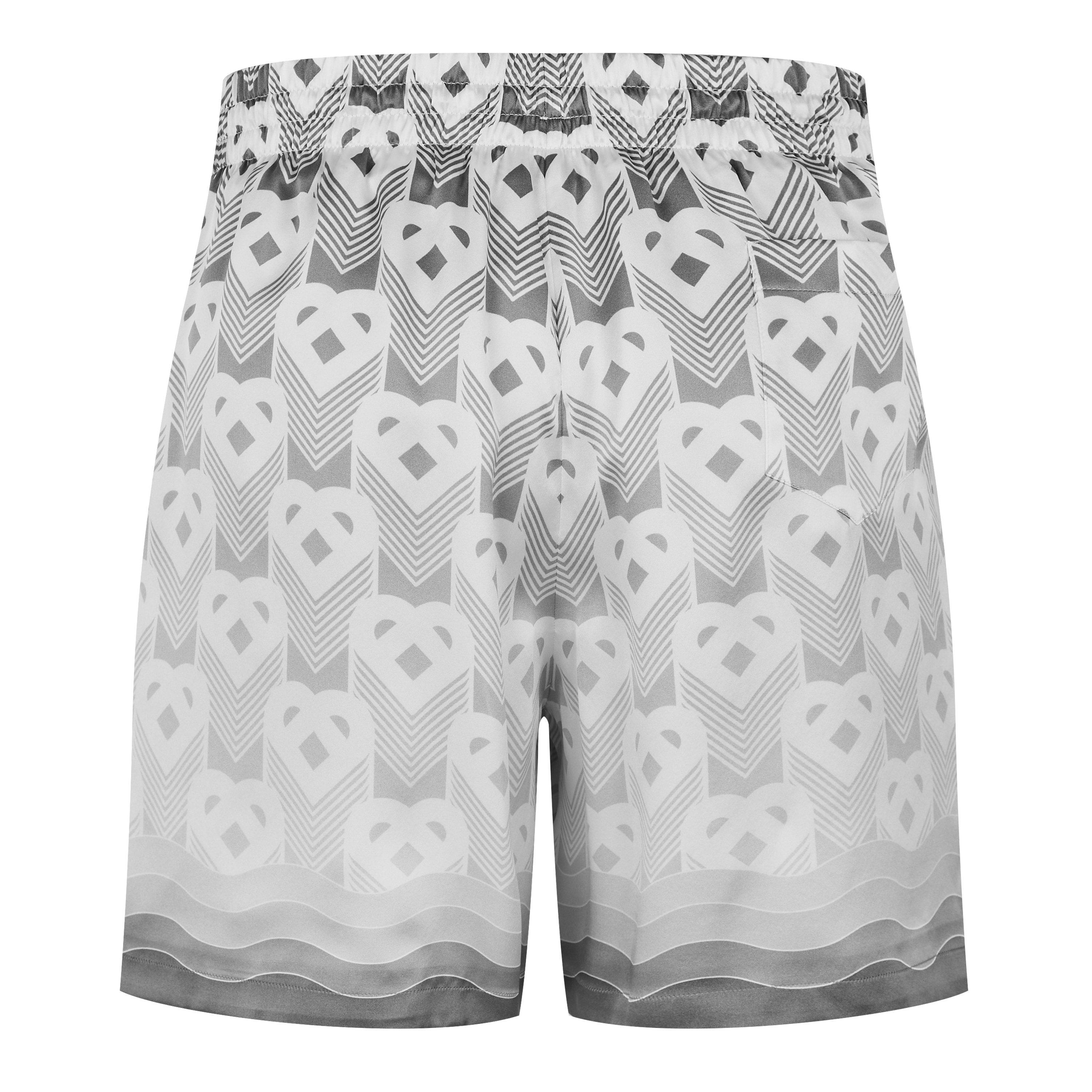 Monogram Silk Shorts