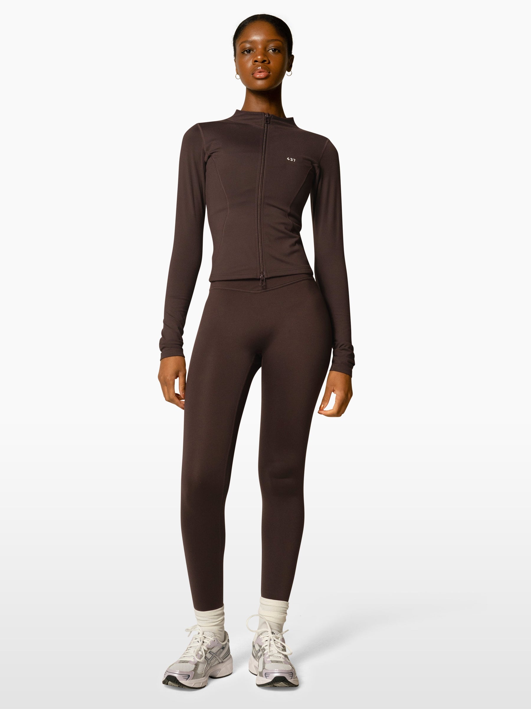 The V Legging / Espresso