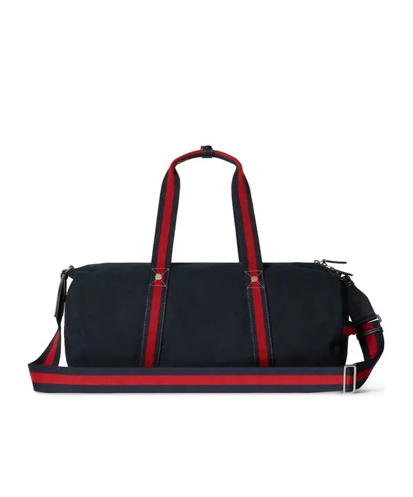 large printed canvas duffle bag