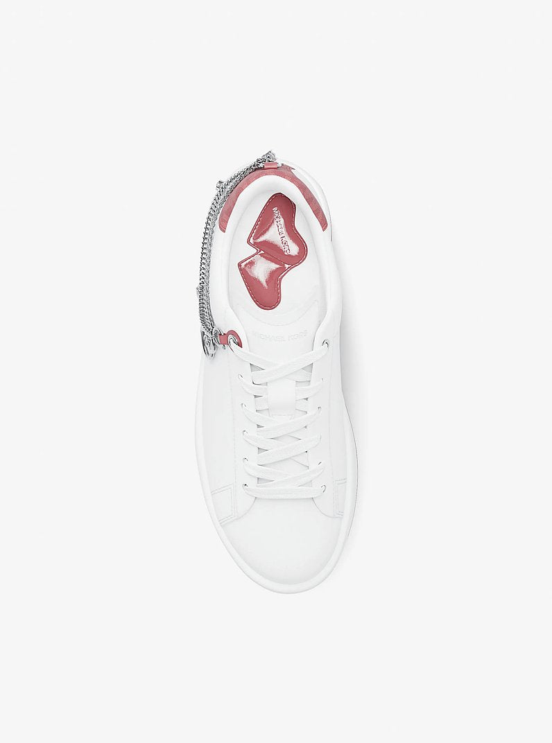 Dottie Embellished Leather Platform Sneaker