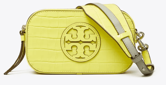 Tory Burch MINI MILLER CROC-EMBOSSED CROSSBODY BAG - Bags | Shop From The Mirage