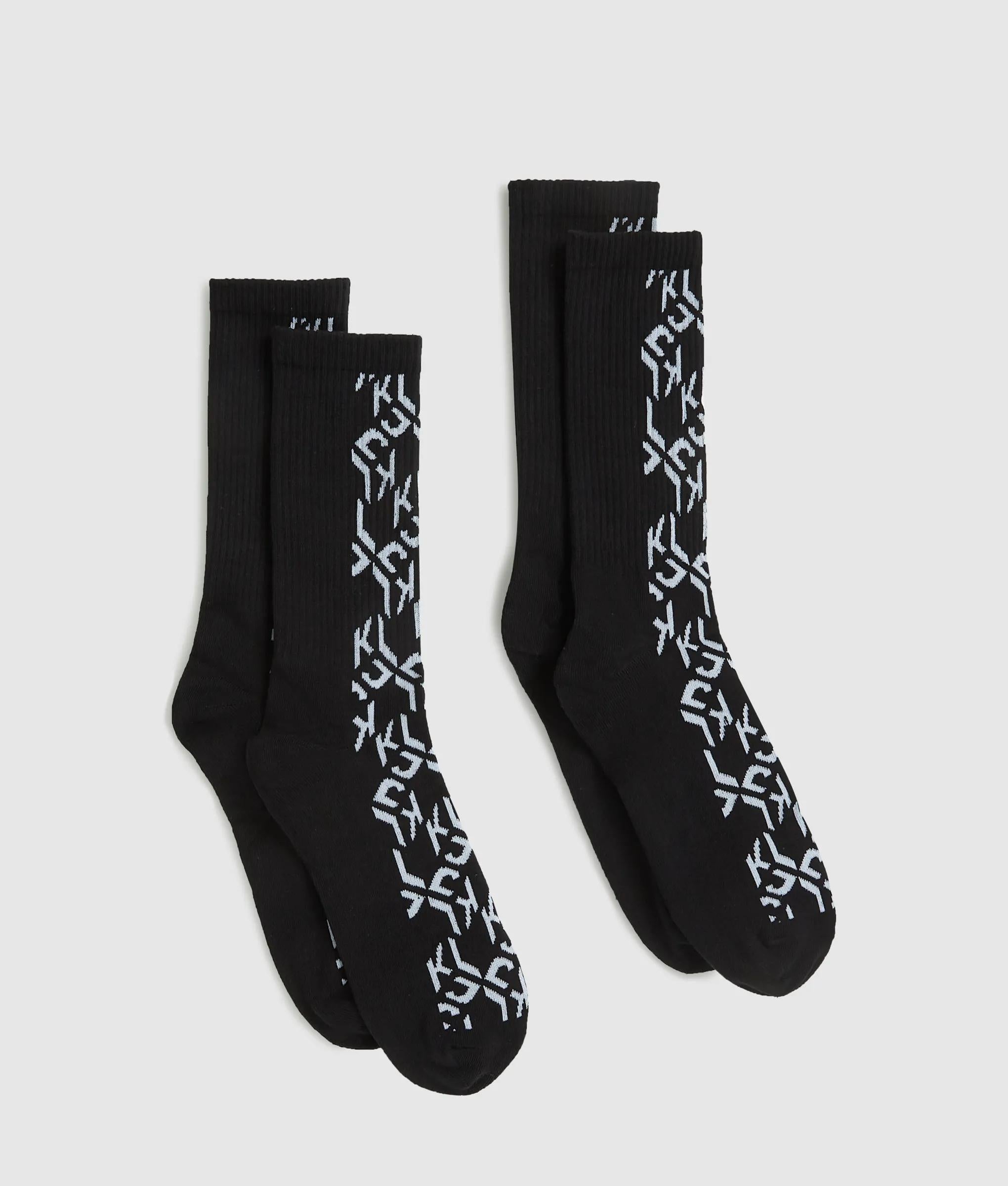 Monogram socks - 2-pack