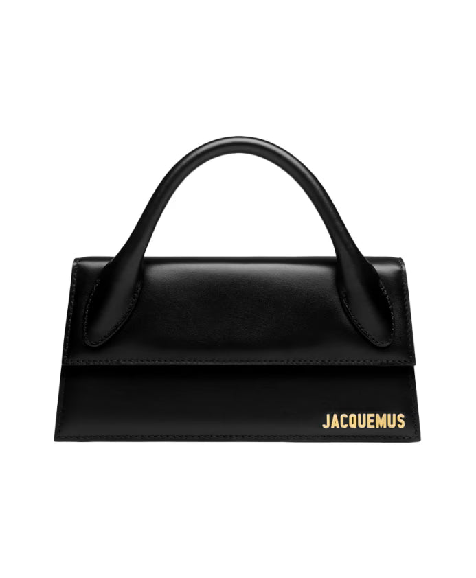 Black Leather Bag with Cotton Lining