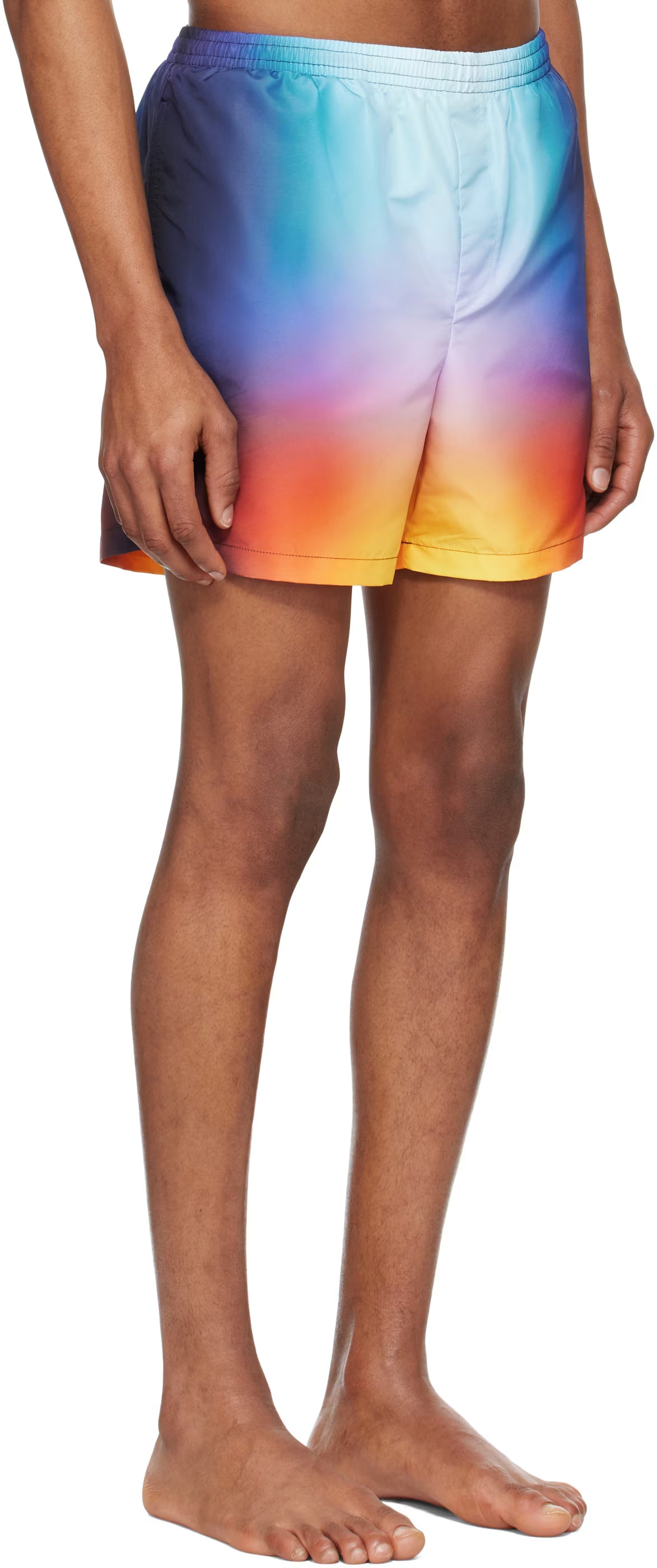 Multicolor Tie Dye Swim Shorts