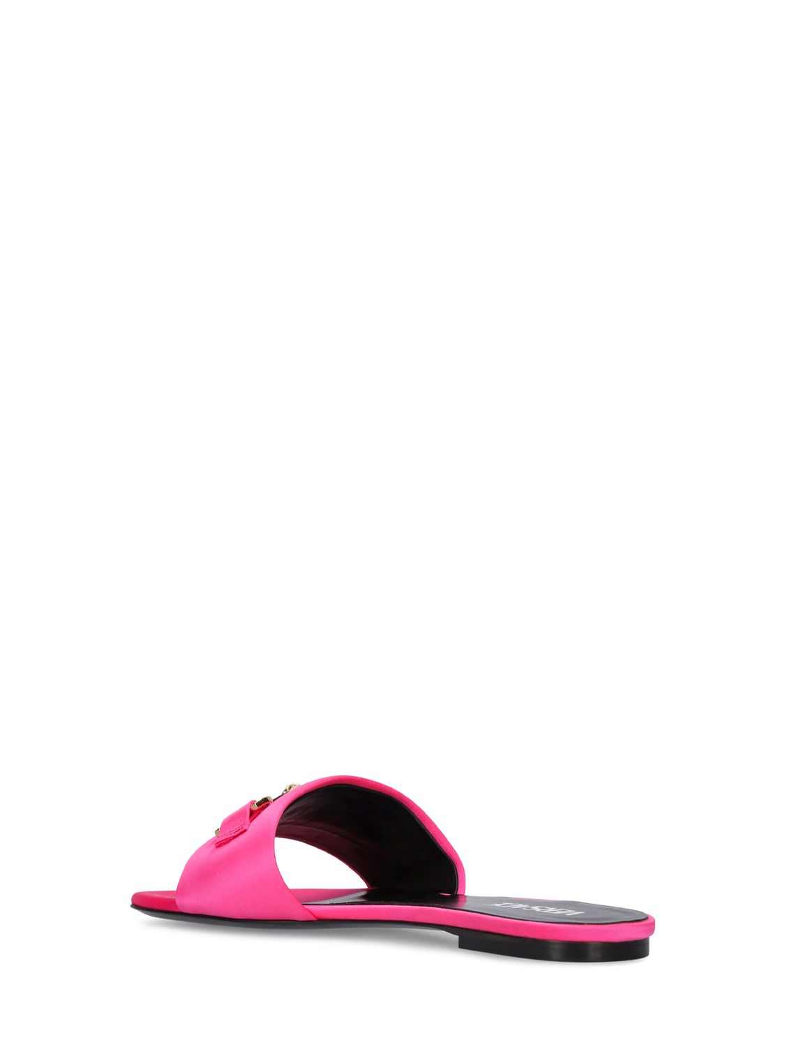 Versace Versace 10mm Satin flat sandals - Sandals | Shop From The Mirage
