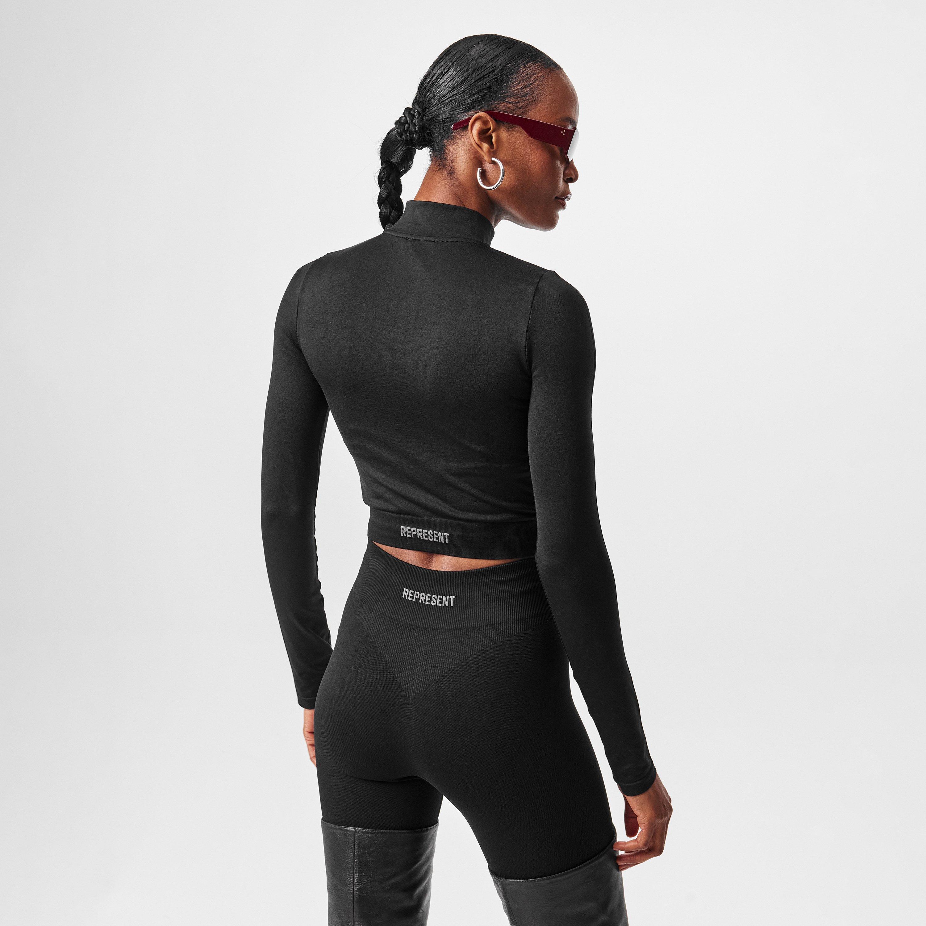 Seamless Zip Long Sleeve Full Zip Performance Running Jacket