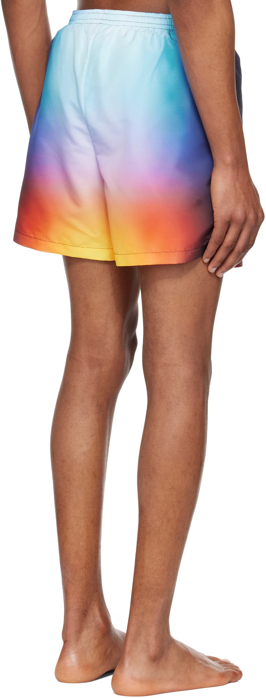 Multicolor Tie Dye Swim Shorts
