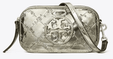 Tory Burch MINI MILLER METALLIC FLORAL-EMBOSSED CROSSBODY BAG - Bags | Shop From The Mirage