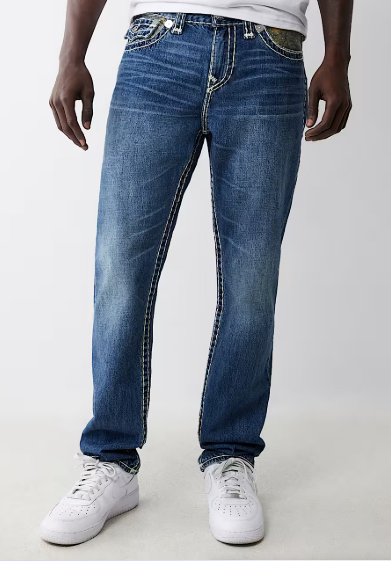 RICKY BUDDHA CAMO SUPER T STRAIGHT JEAN