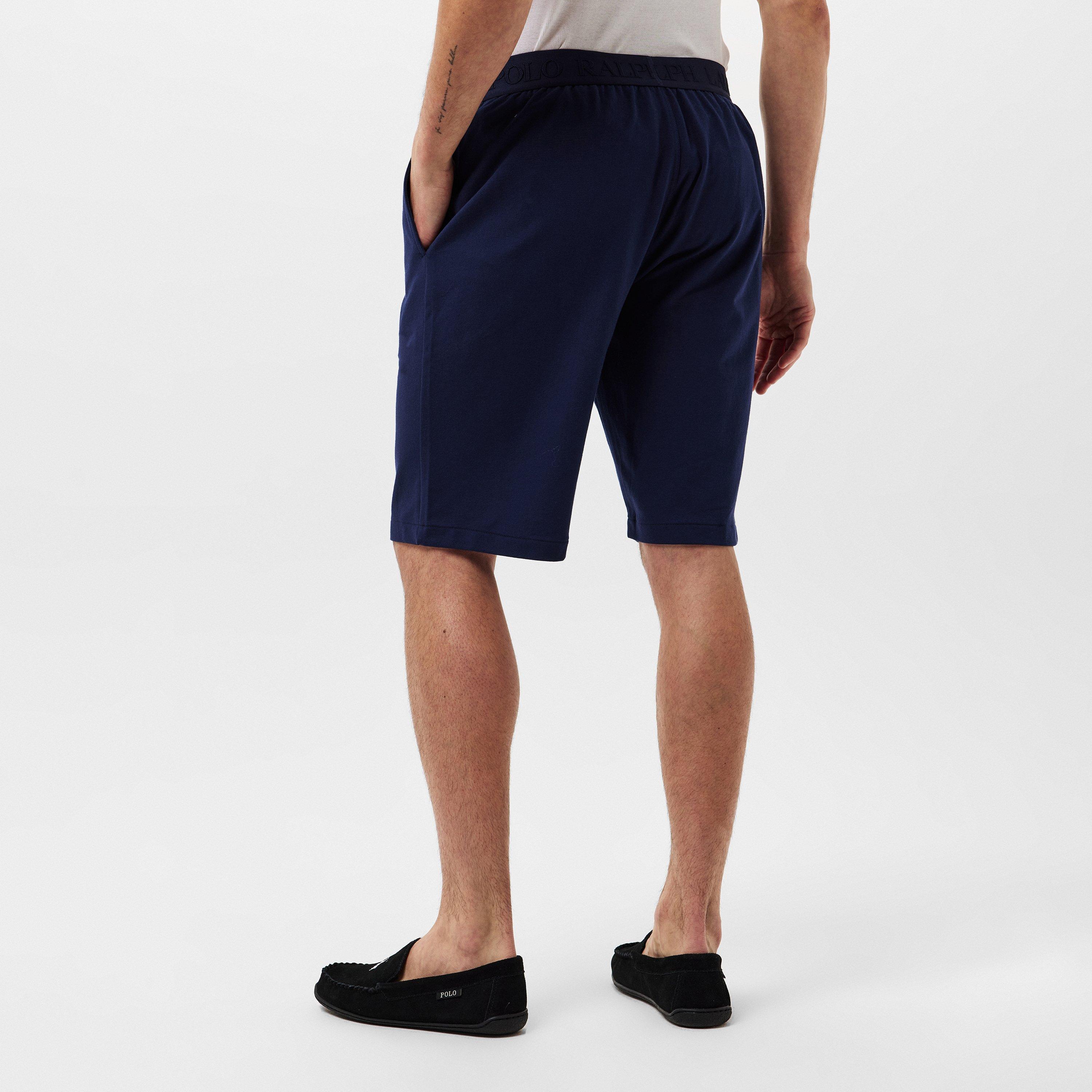 Men's Tonal Taped Waistband Jersey Jogger Shorts
