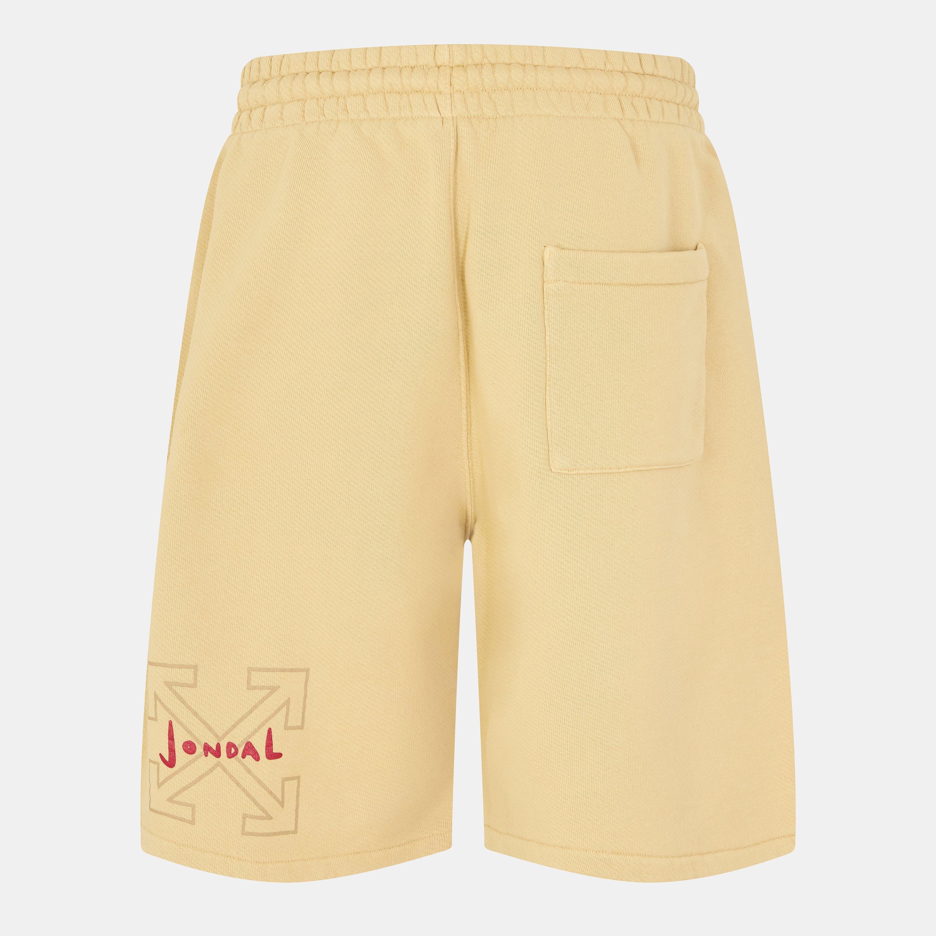Logo Fleece Jogger Shorts