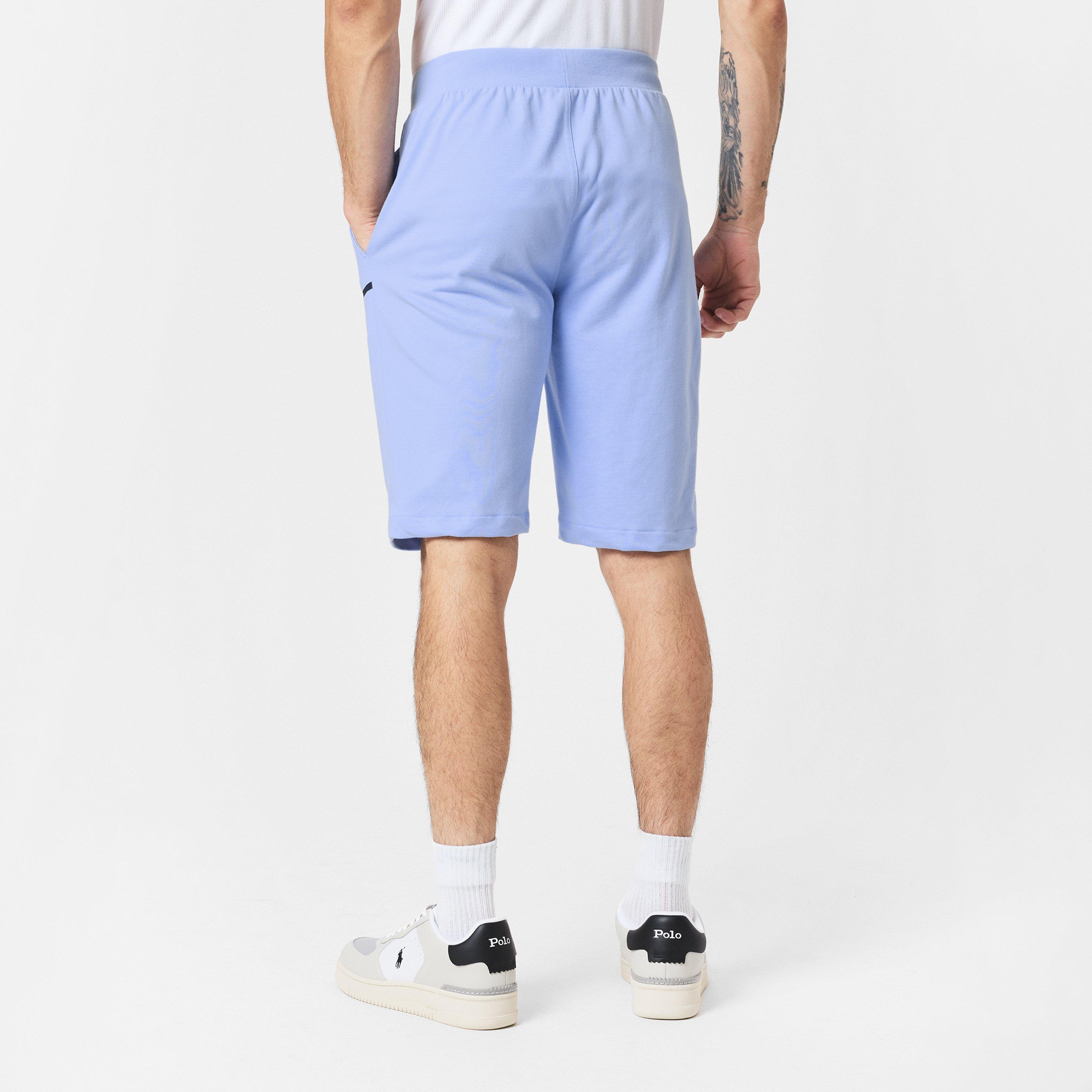 Men's Block Logo Fleece Jogger Shorts