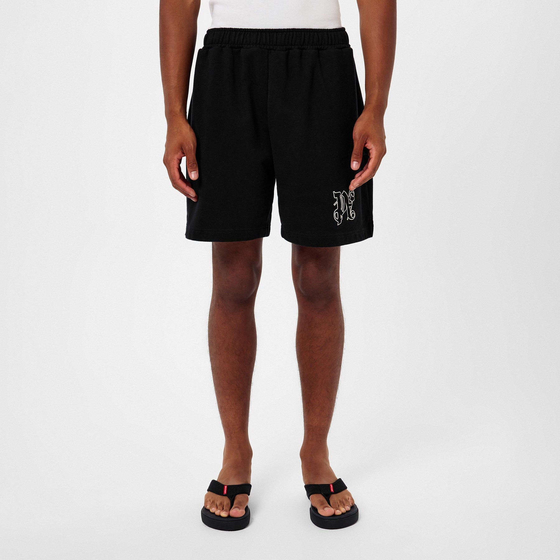 Embroidered Logo Shorts