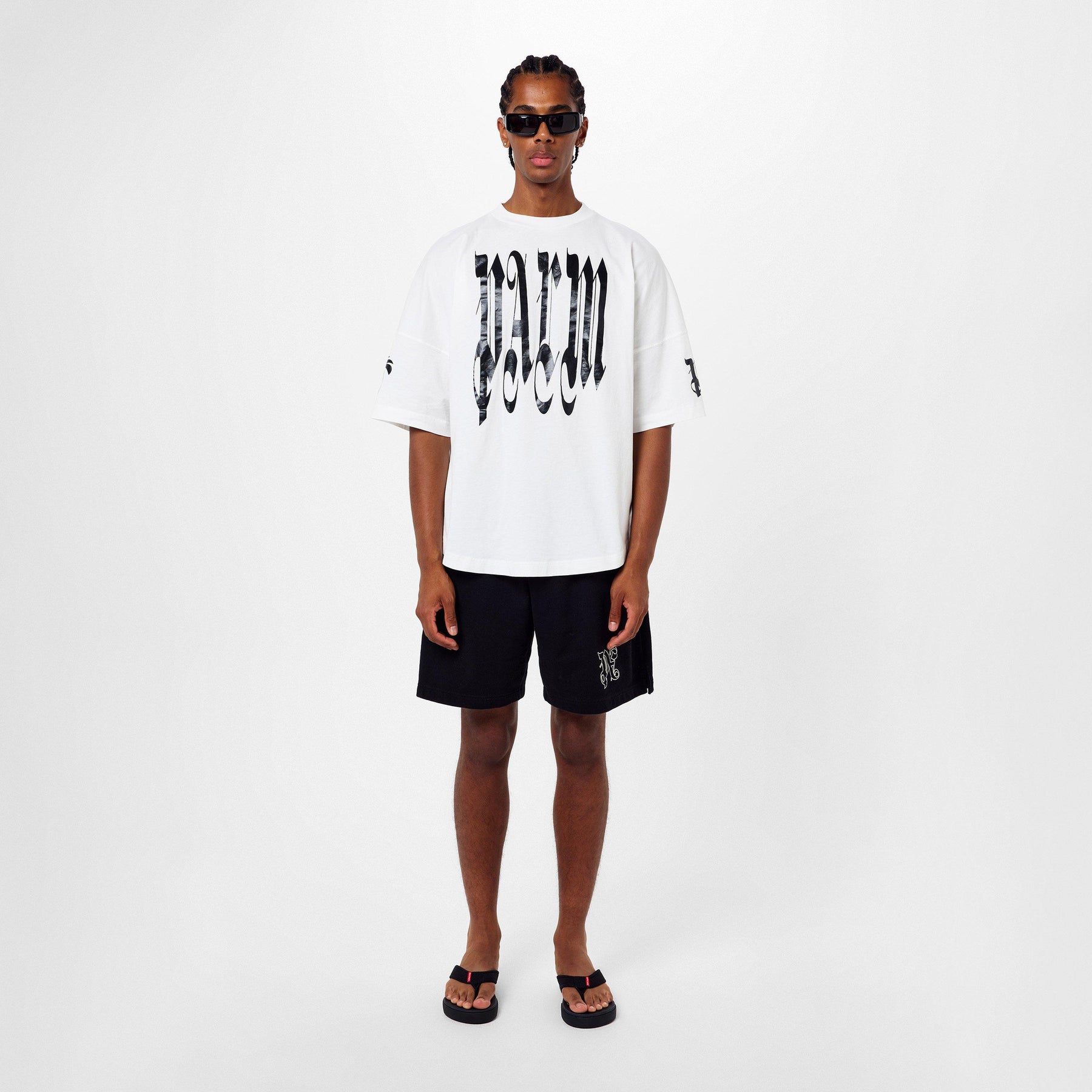 Embroidered Logo Shorts