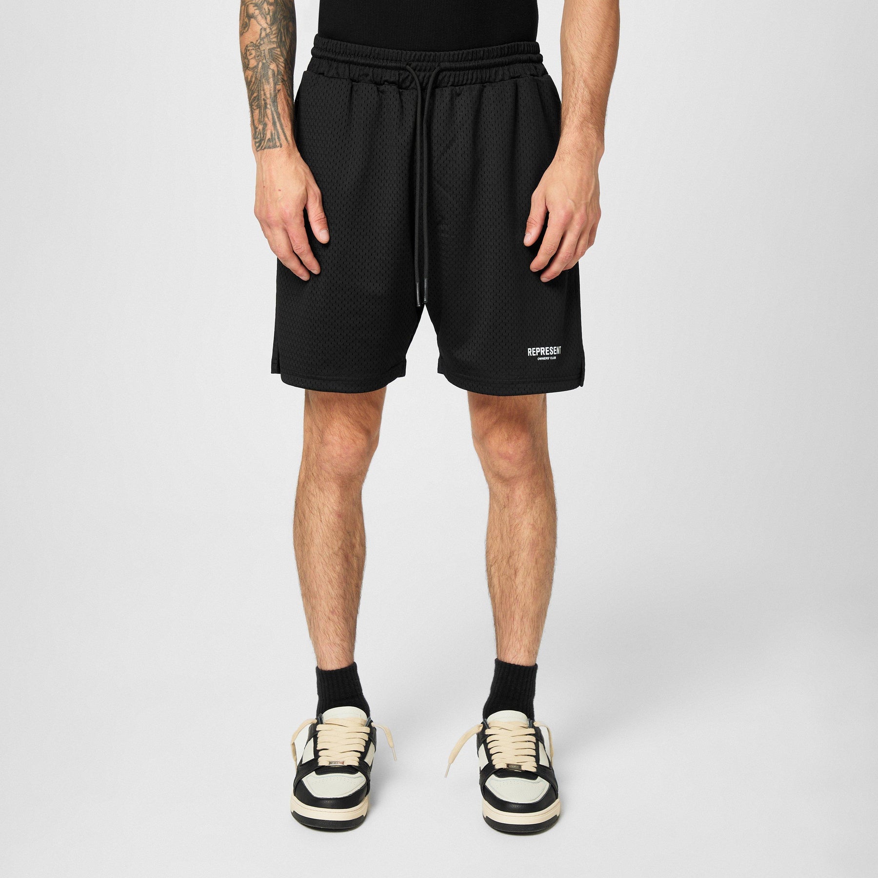 Men's Logo Nylon Owners Club Mesh Shorts