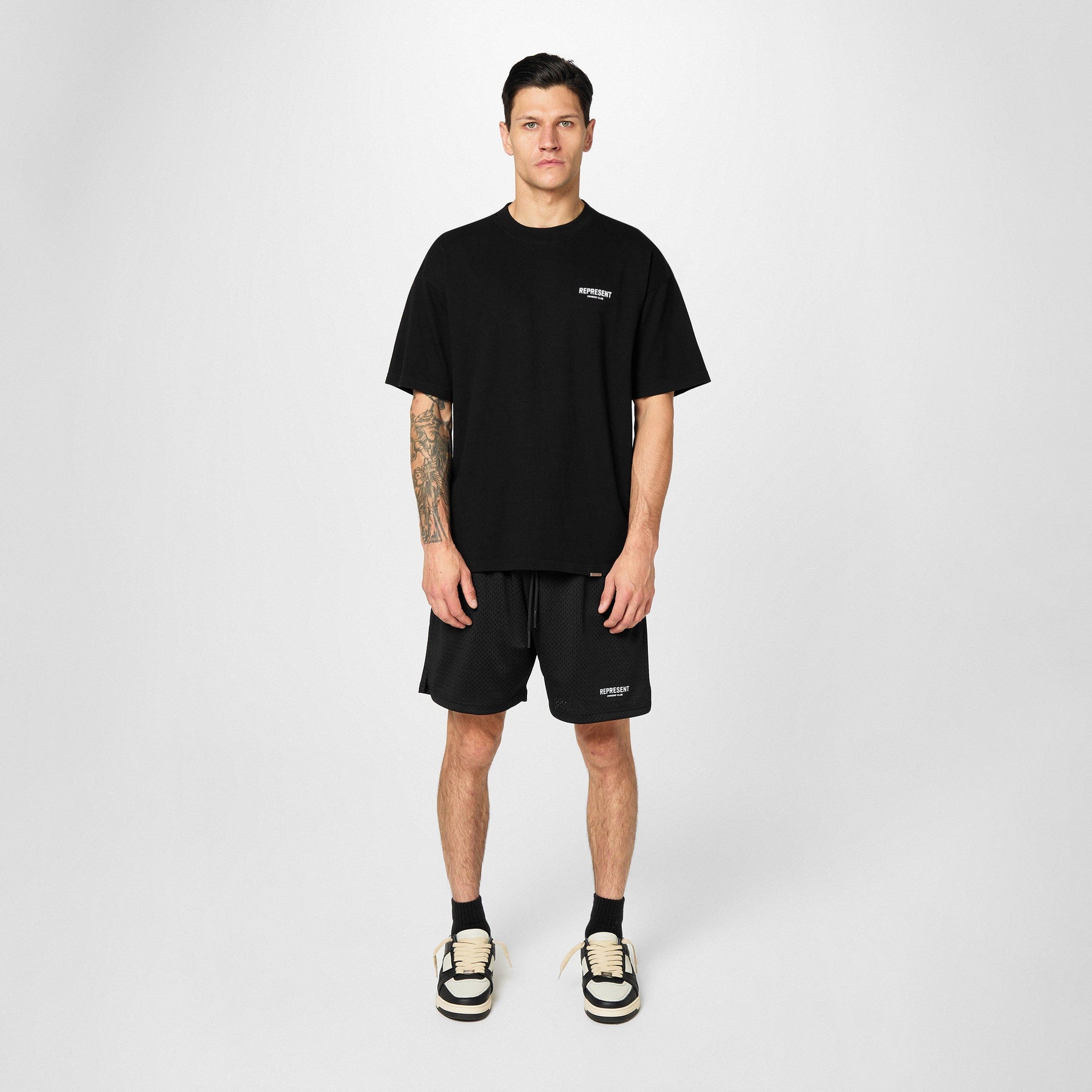 Men's Logo Nylon Owners Club Mesh Shorts
