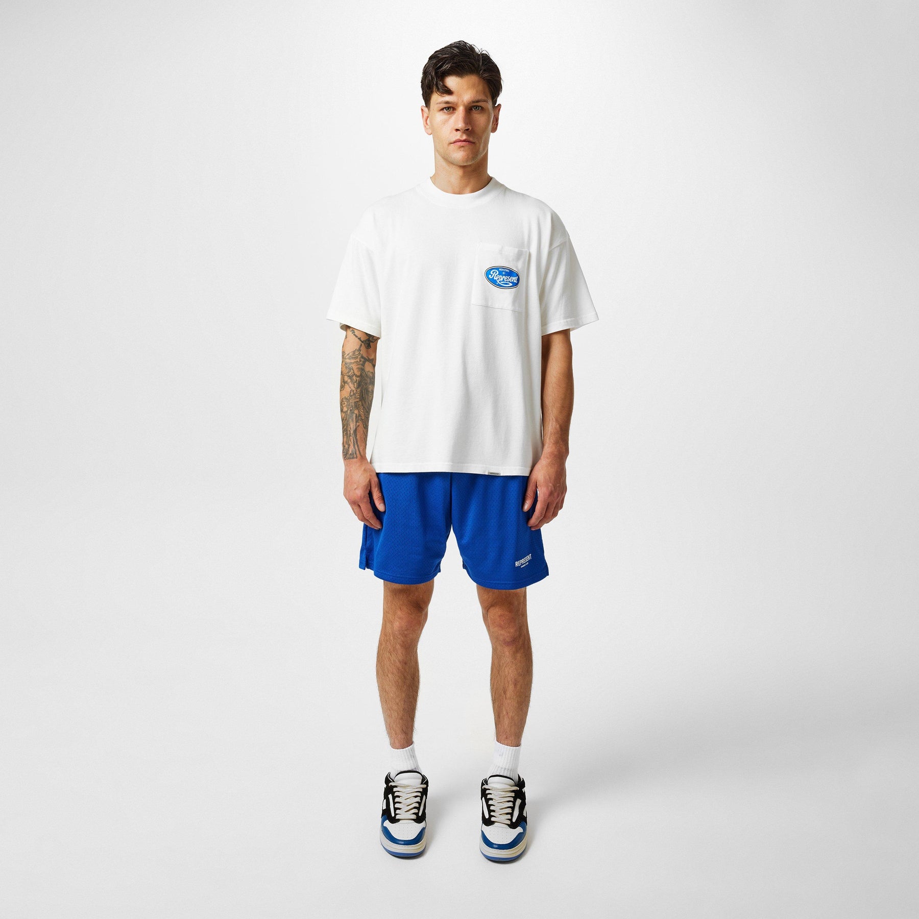 Men's Logo Nylon Owners Club Mesh Shorts