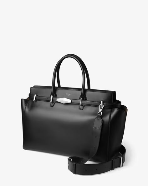 Jimmy Choo Diamond Belted Top Handle Bag