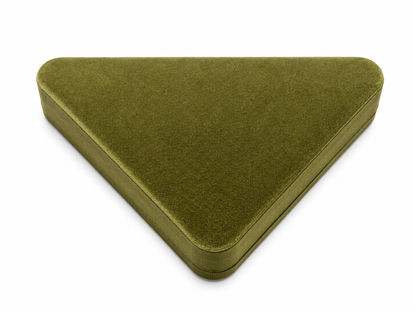Rare Prada Beauty Vip Green Suede Large Triangle Pouch Case Collectable