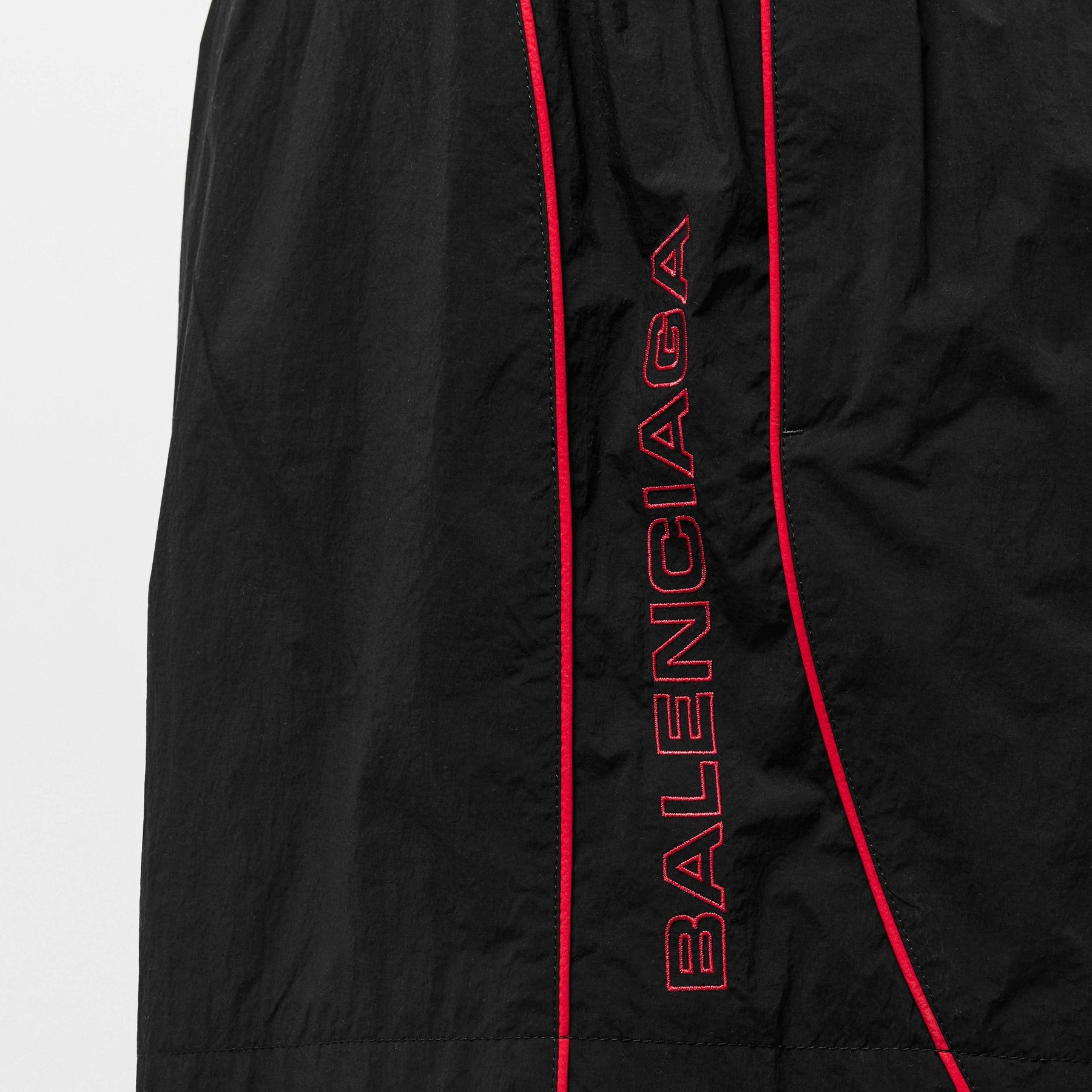 Embroidered Track Shorts
