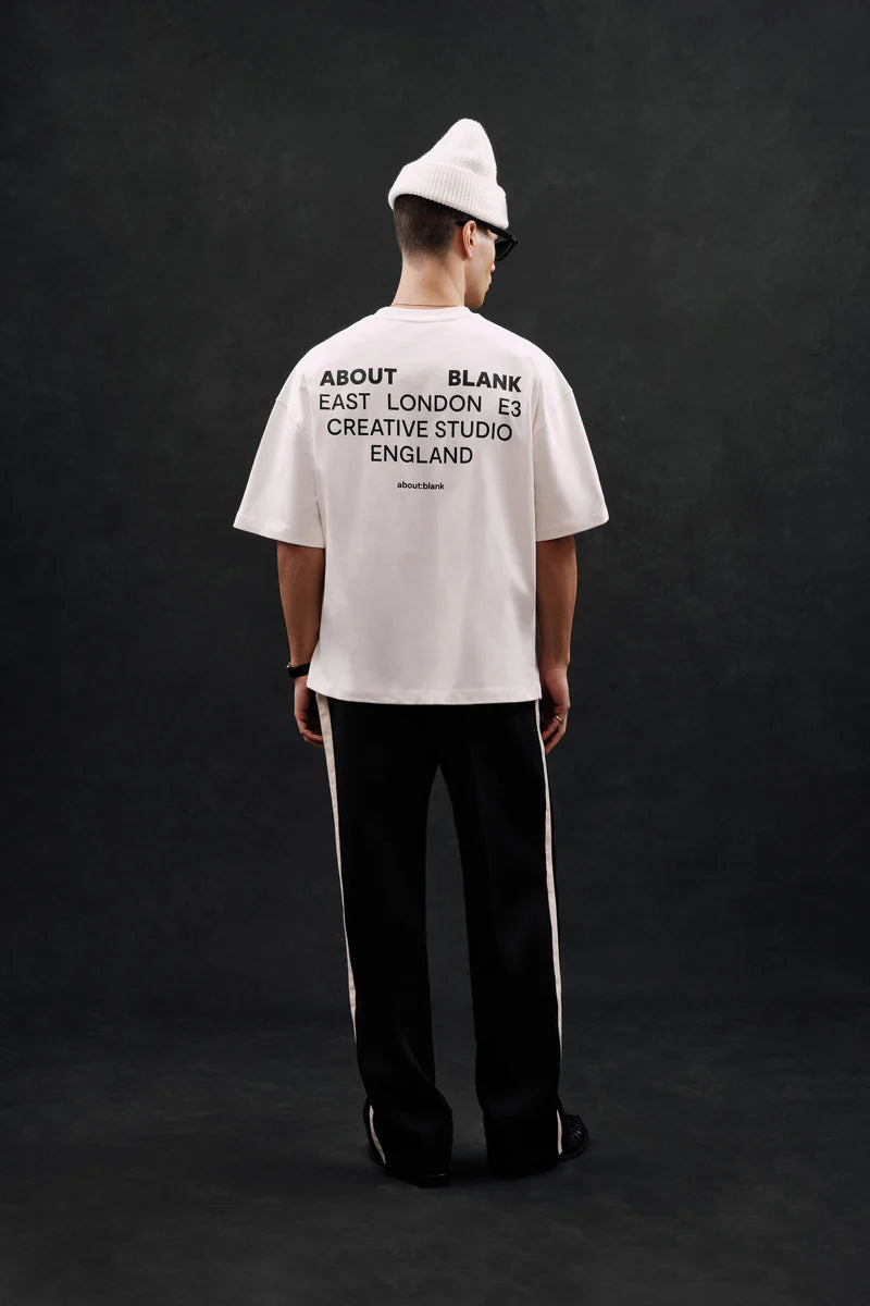 Creative studio t-shirt - oat/black
