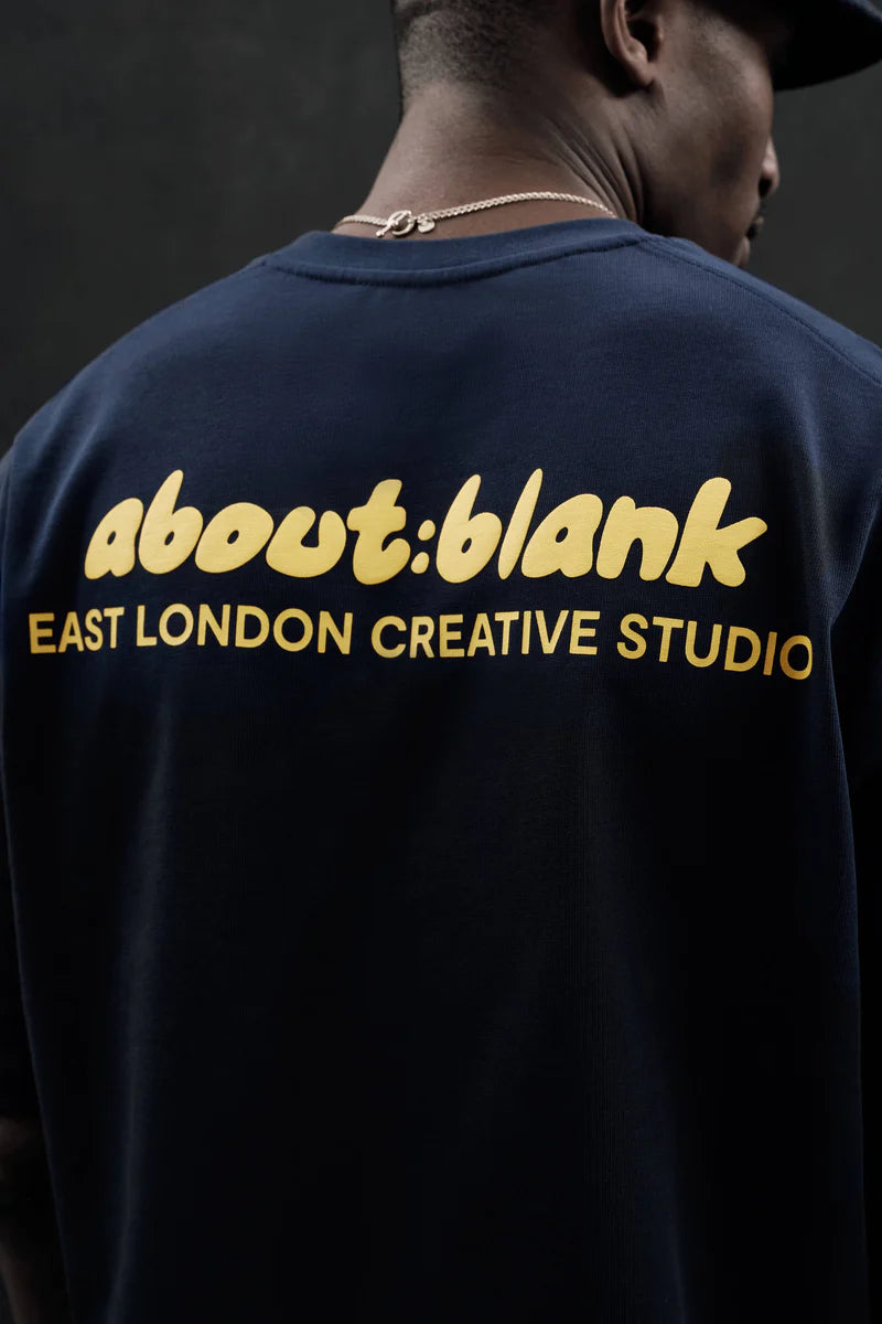 Zev t-shirt - navy/yellow